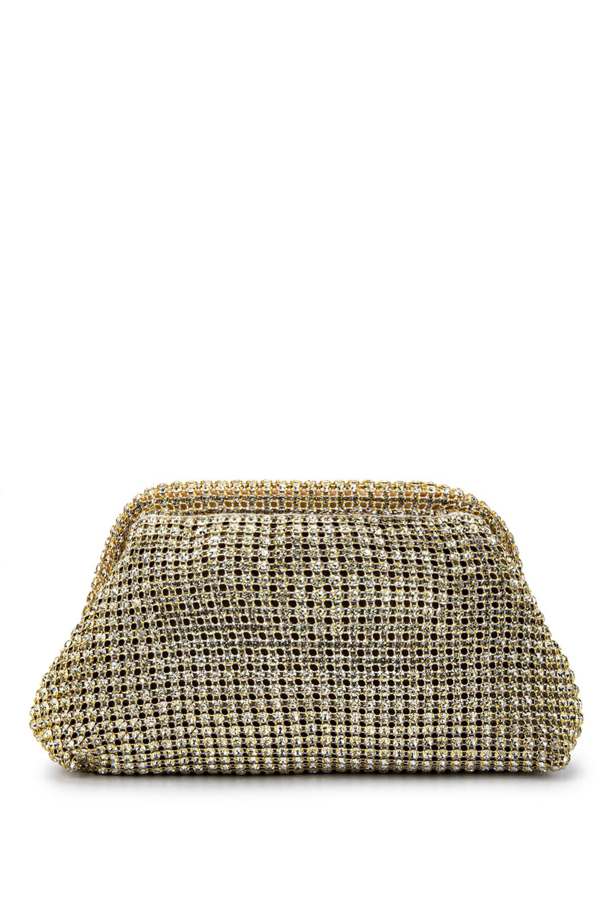 Tamer Tanca Kadın Vegan Altın Omuz Çanta