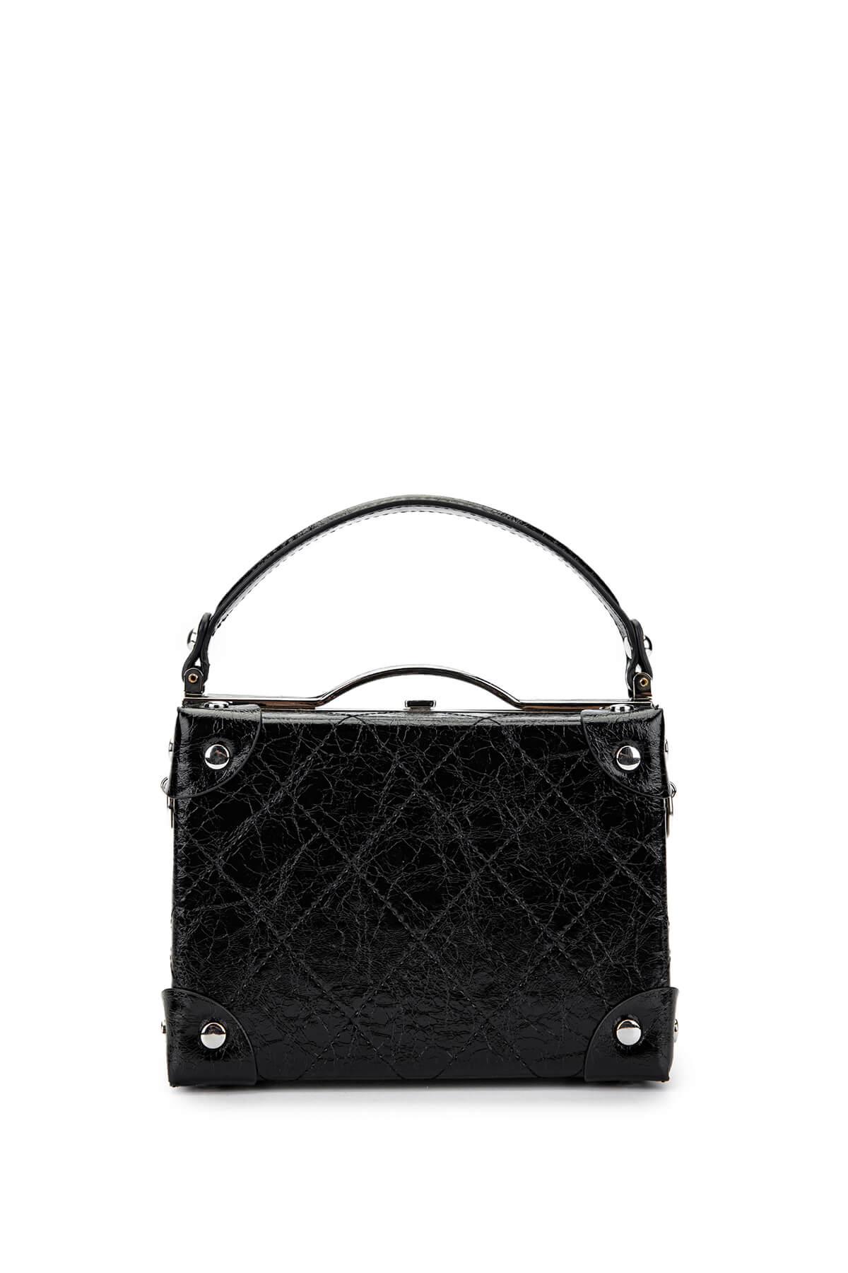 Tamer Tanca Kadın Vegan Siyah Omuz Çanta