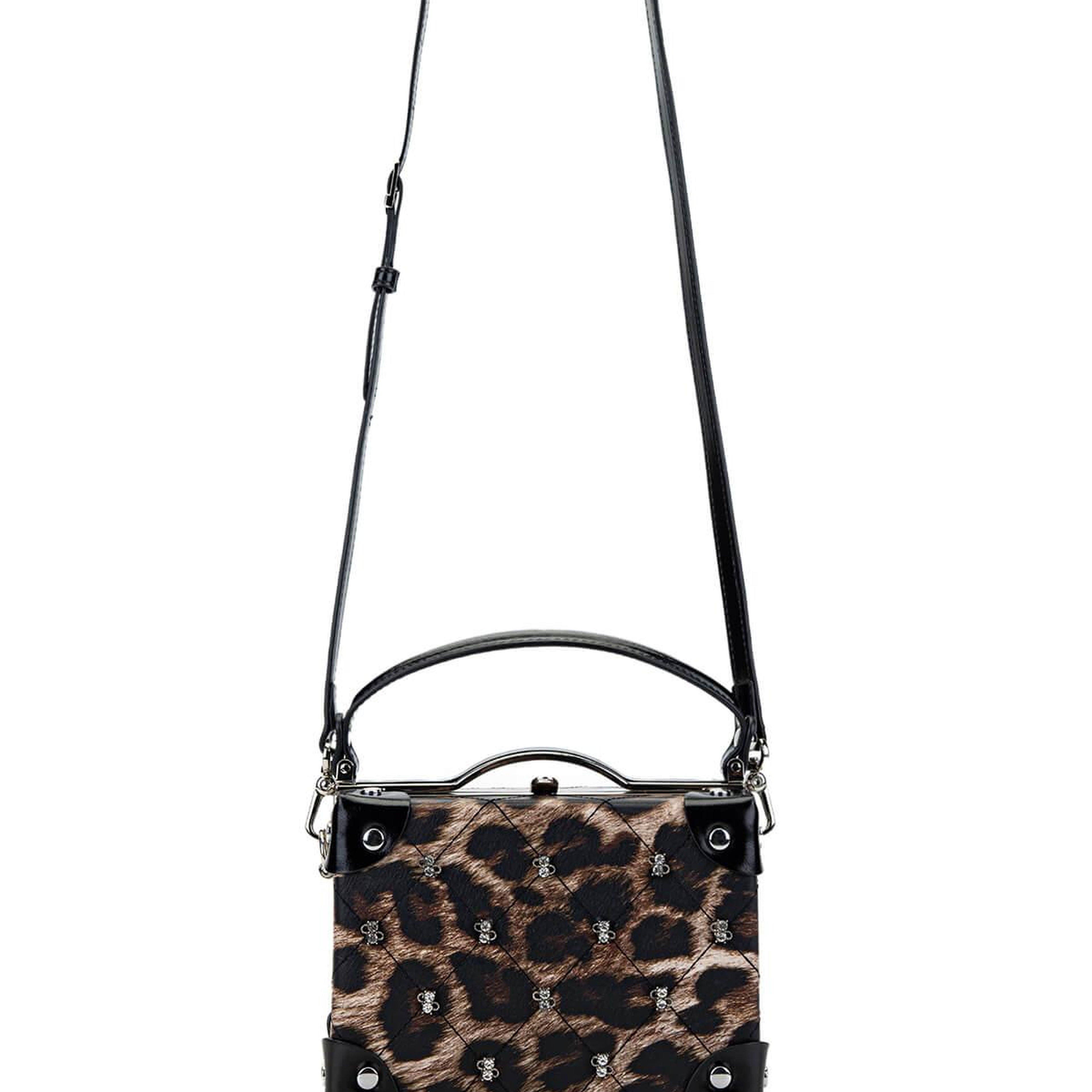 Tamer Tanca Kadın Vegan Leopar Omuz Çanta