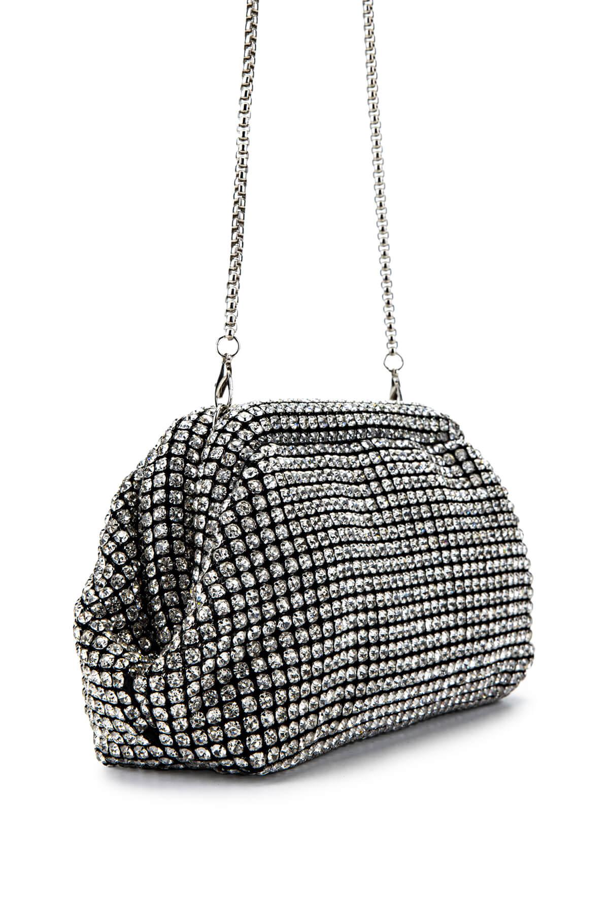 Tamer Tanca Kadın Vegan Gri Omuz Çanta