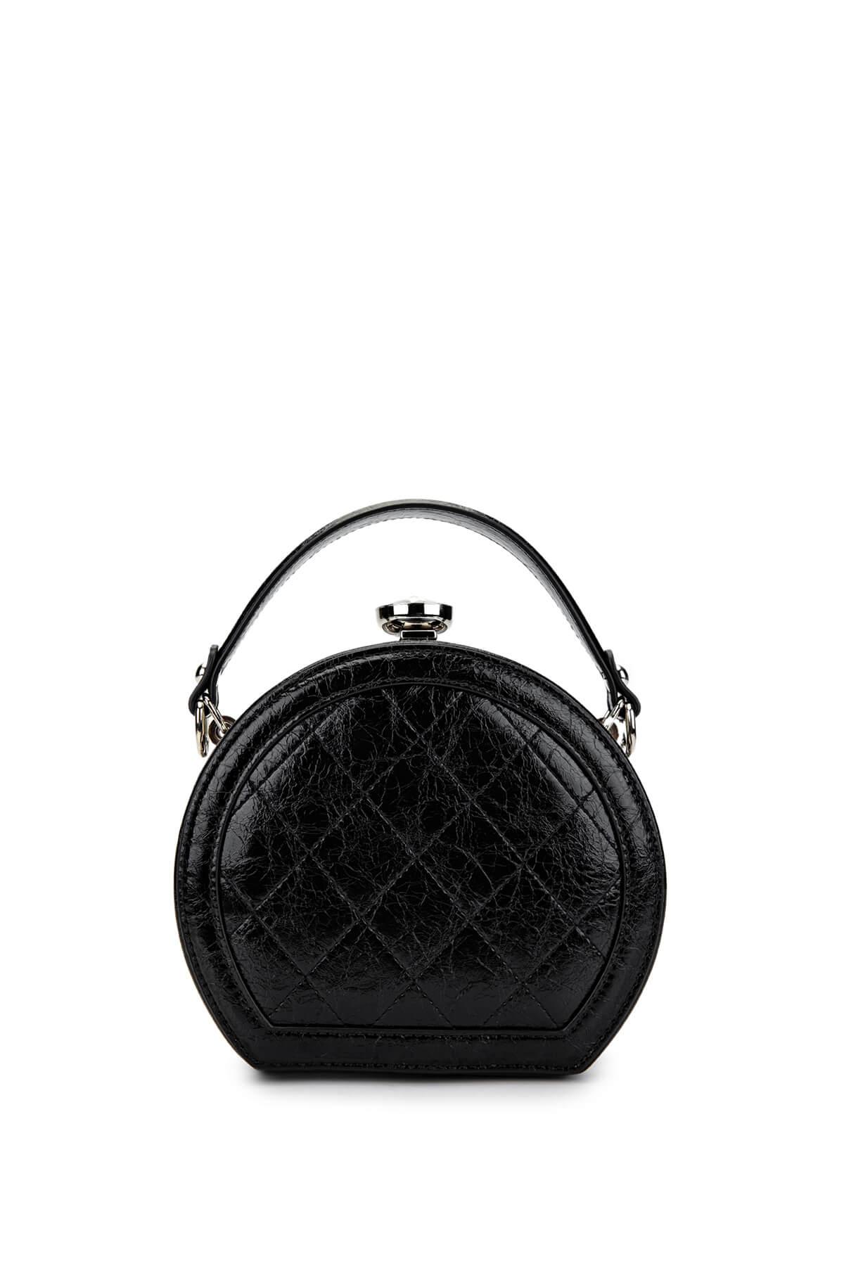 Tamer Tanca Kadın Vegan Siyah Omuz Çanta