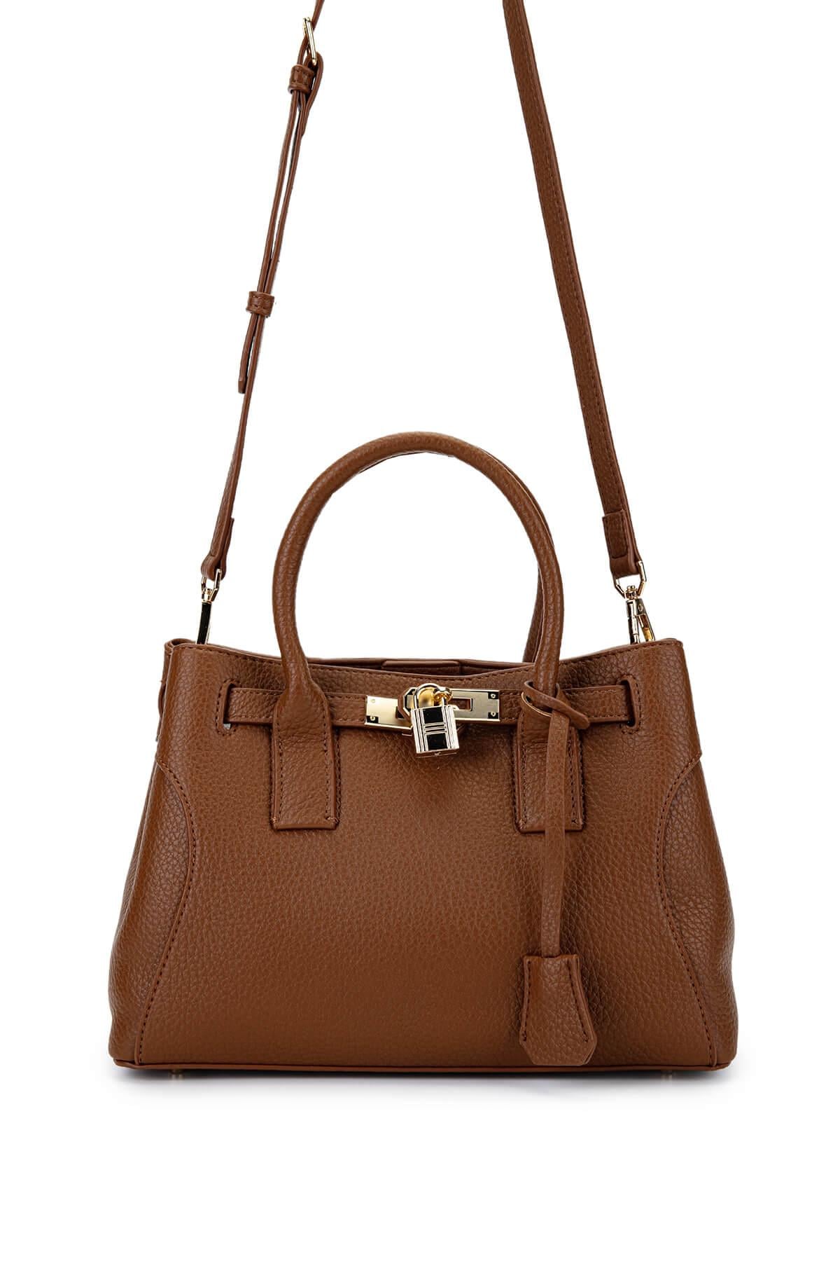 Tamer Tanca Kadın Suni Deri Camel Omuz Çanta