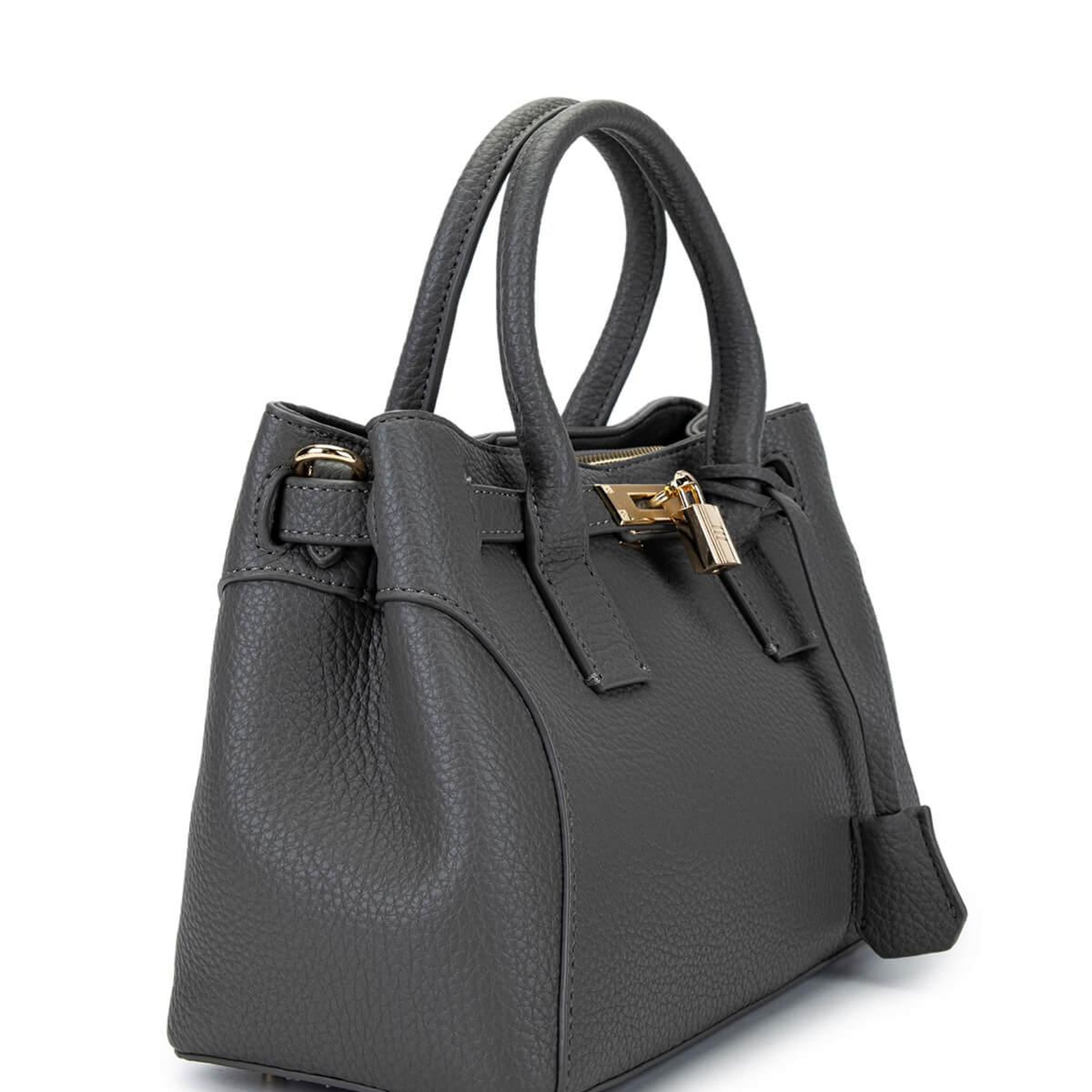 Tamer Tanca Kadın Suni Deri Gri Omuz Çanta