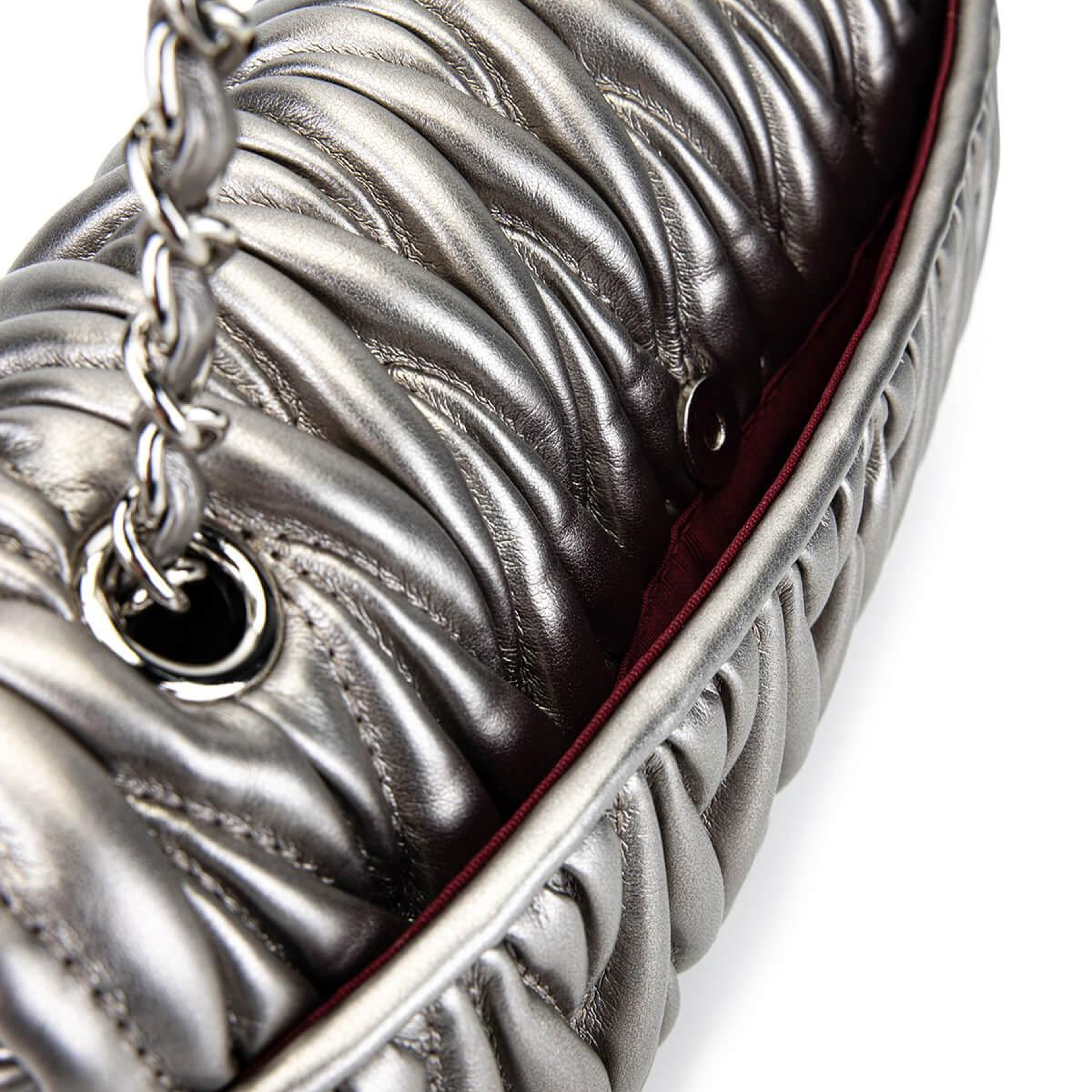 Tamer Tanca Kadın Suni Deri Metalik Omuz Çanta