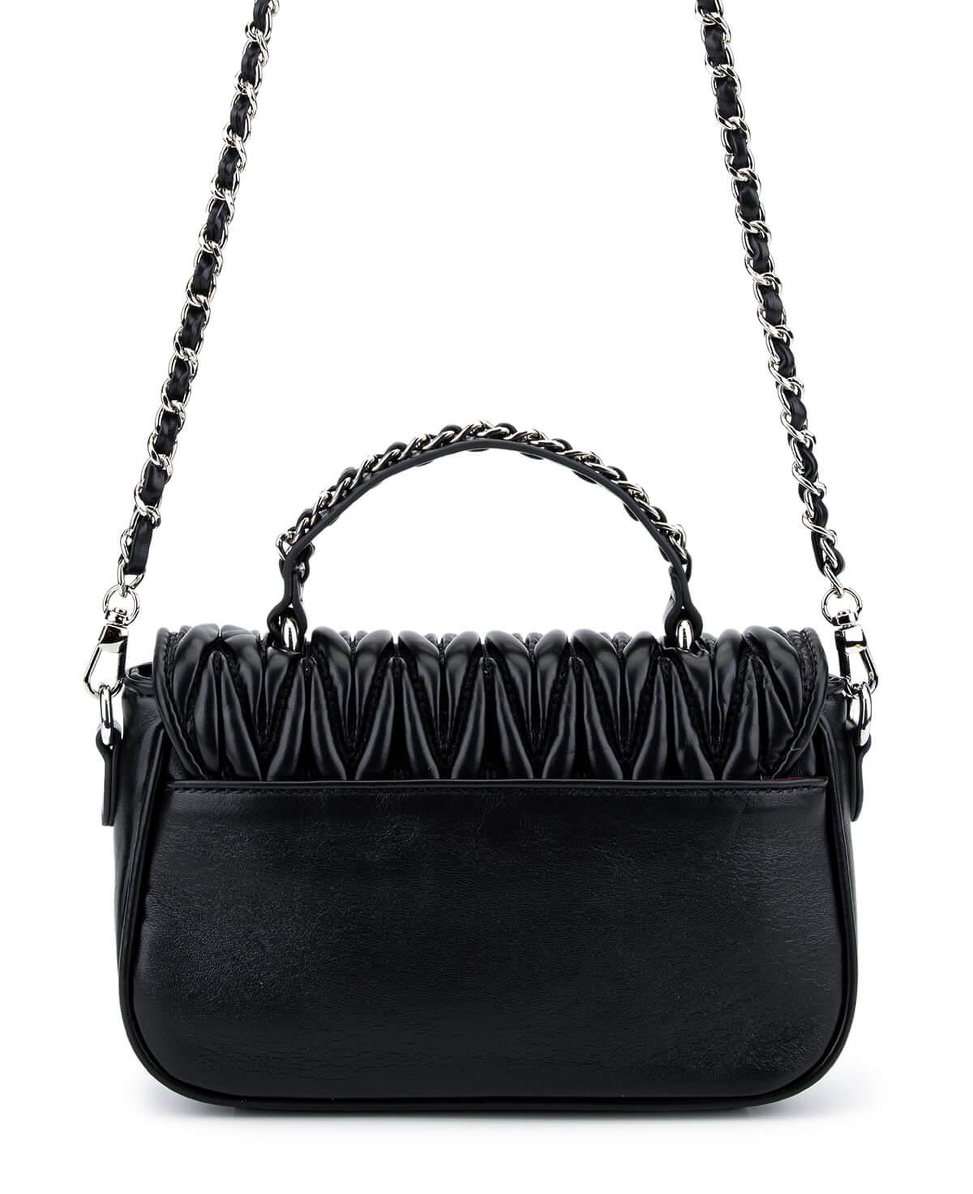 Tamer Tanca Kadın Suni Deri Siyah Omuz Çanta