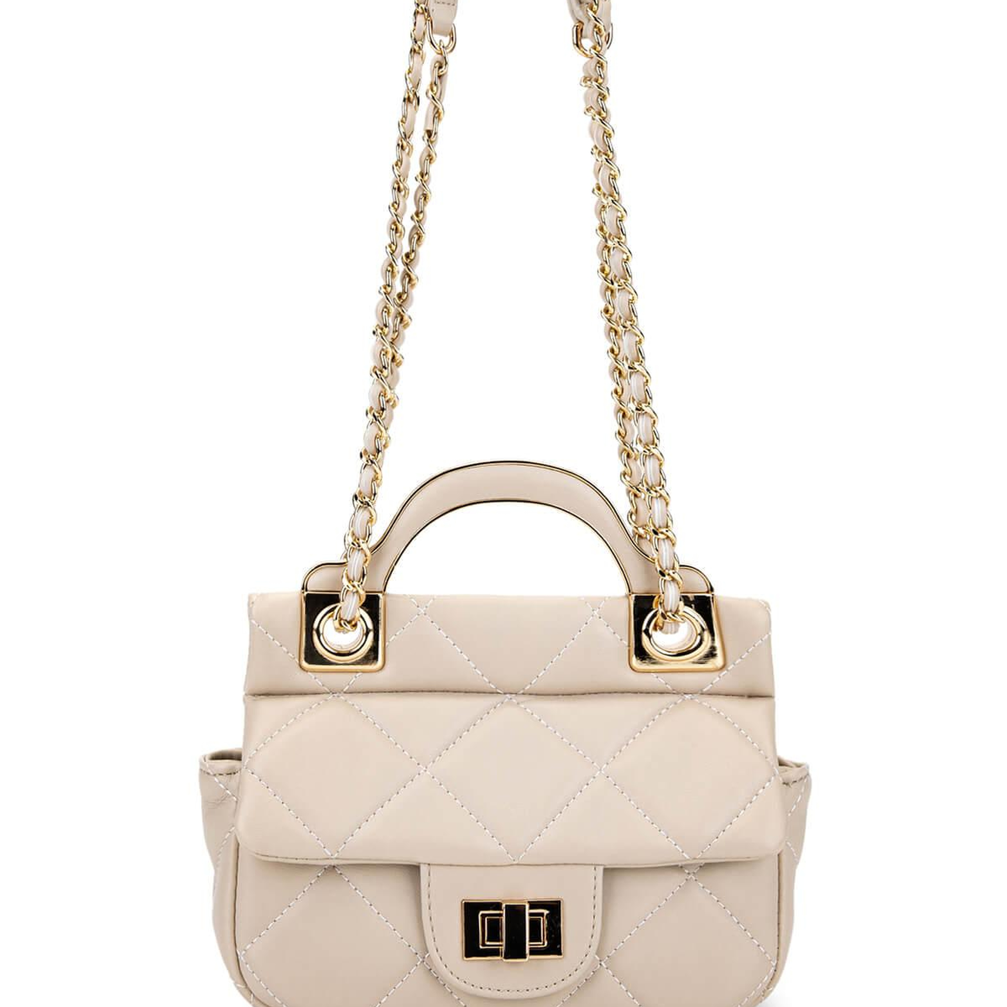 Tamer Tanca Kadın Suni Deri Taupe Omuz Çanta