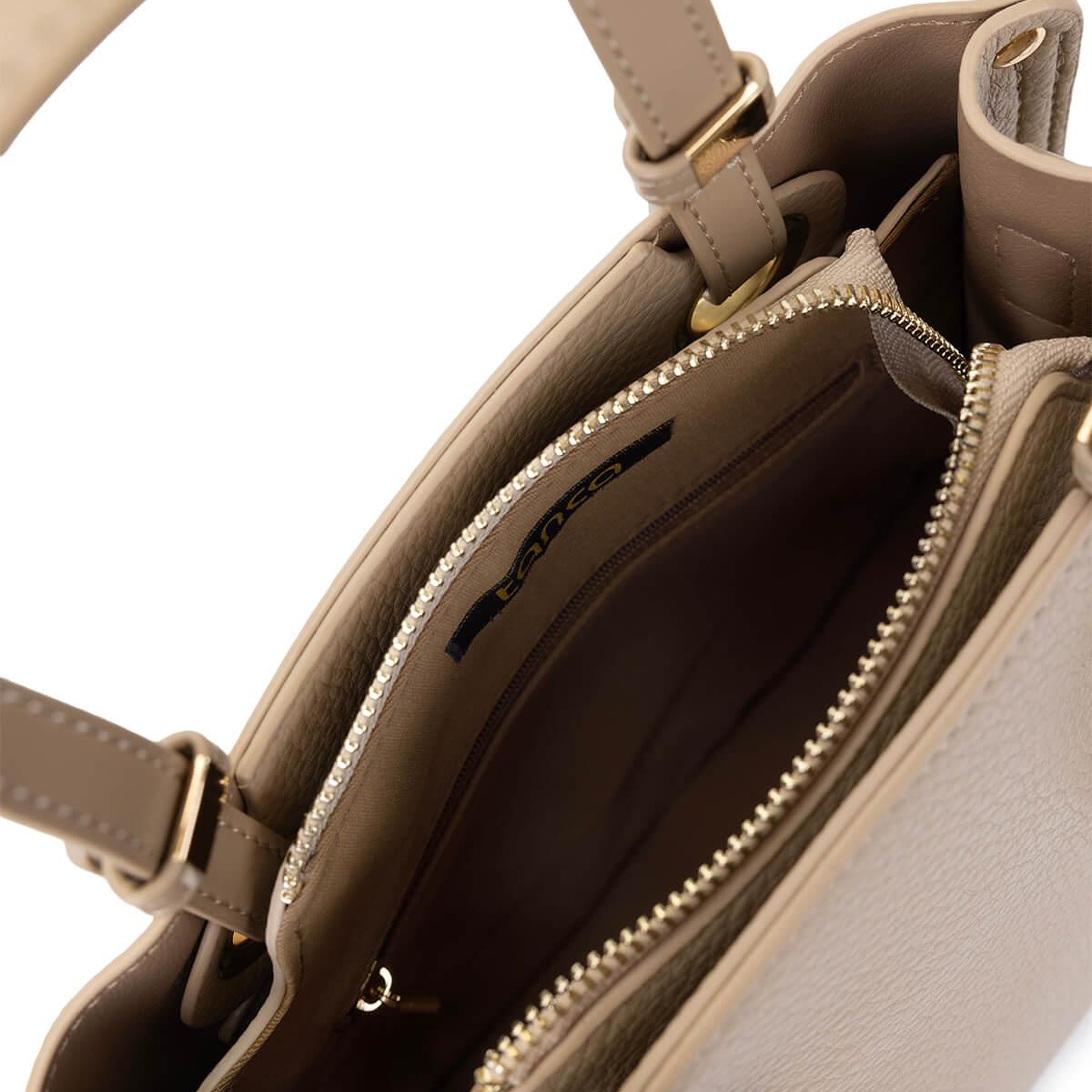 Tamer Tanca Kadın Suni Deri Taupe Omuz Çanta