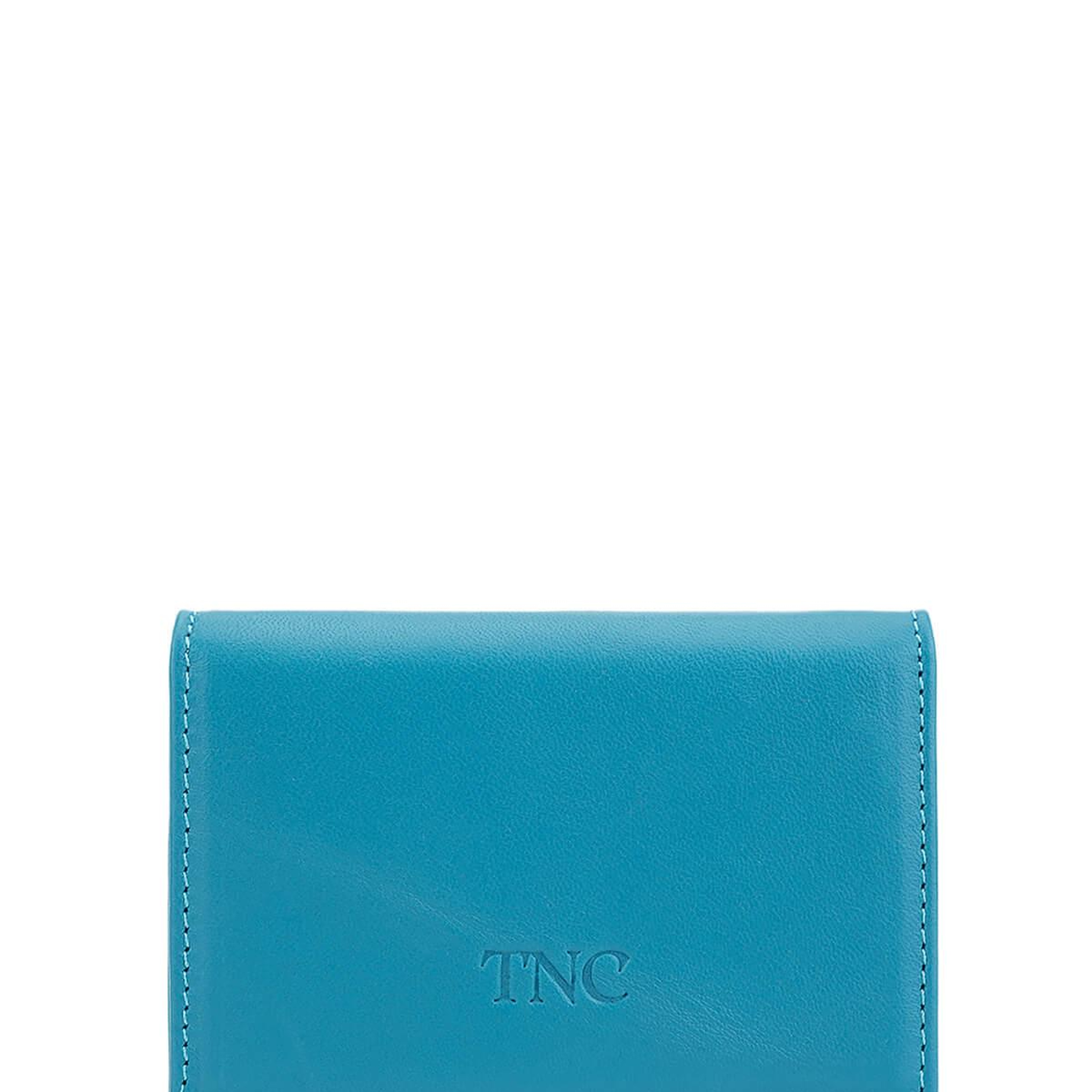 Tamer Tanca Erkek Hakiki Deri Mavi Kartlık