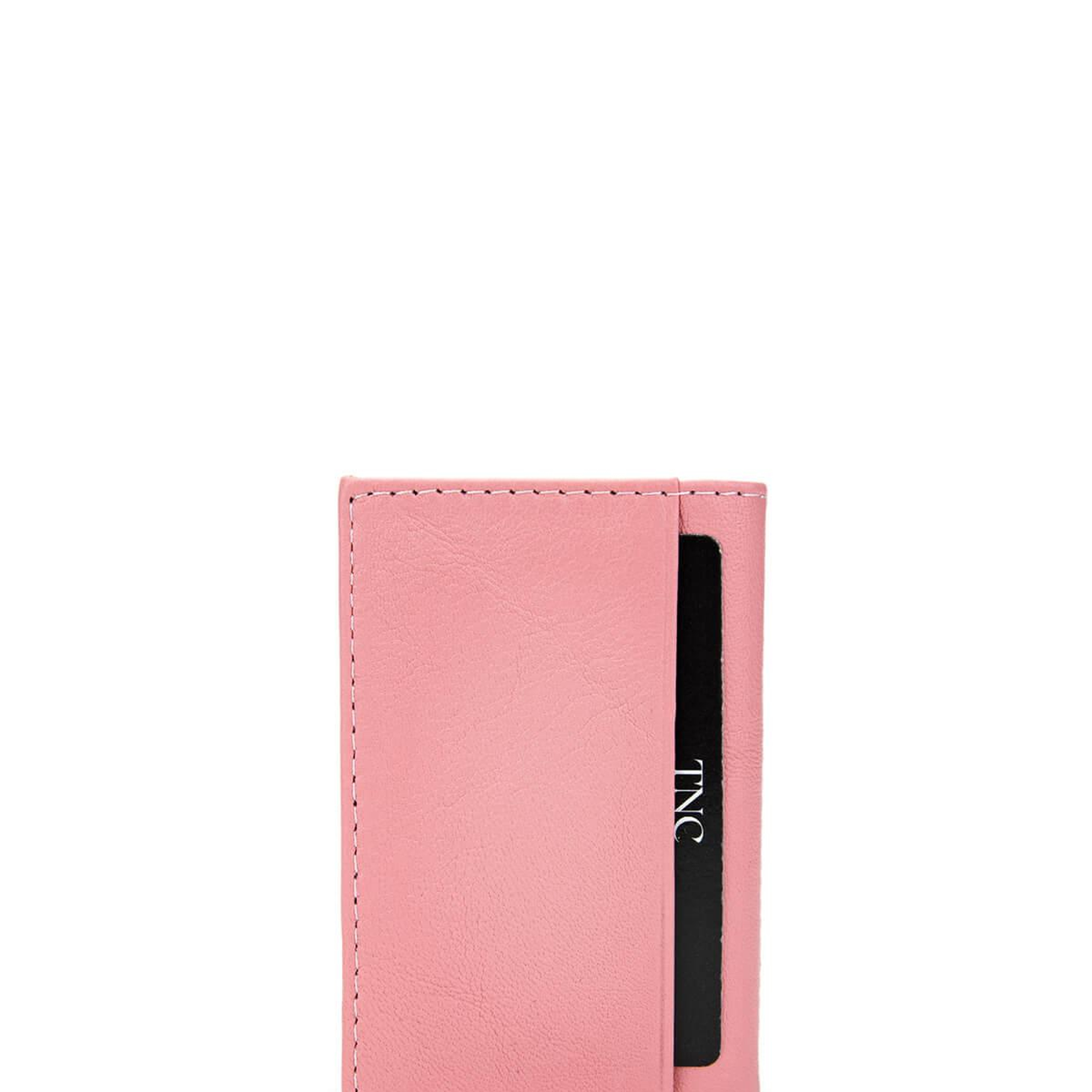 Tamer Tanca Unisex Hakiki Deri Pembe Kartlık