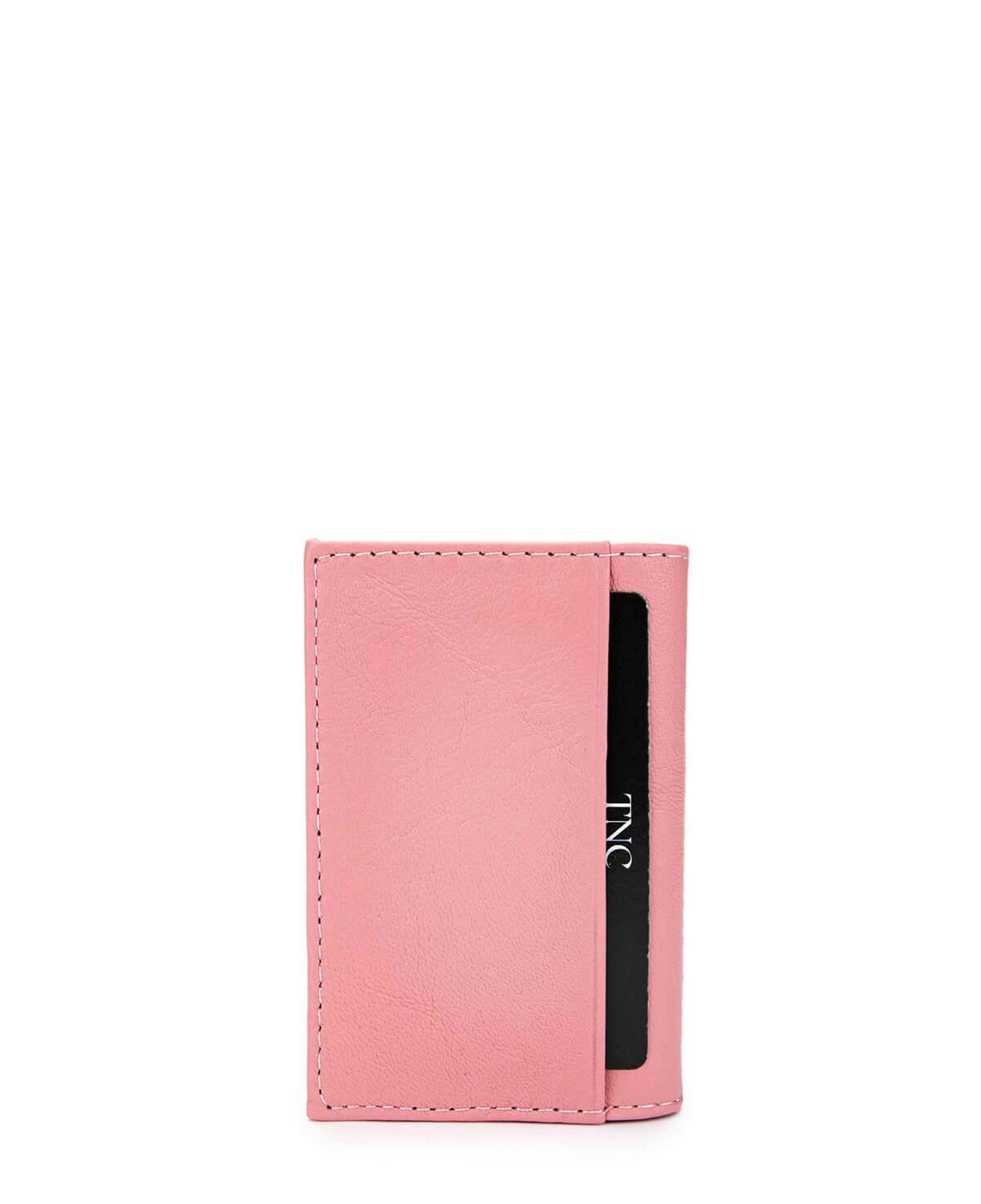 Tamer Tanca Unisex Hakiki Deri Pembe Kartlık