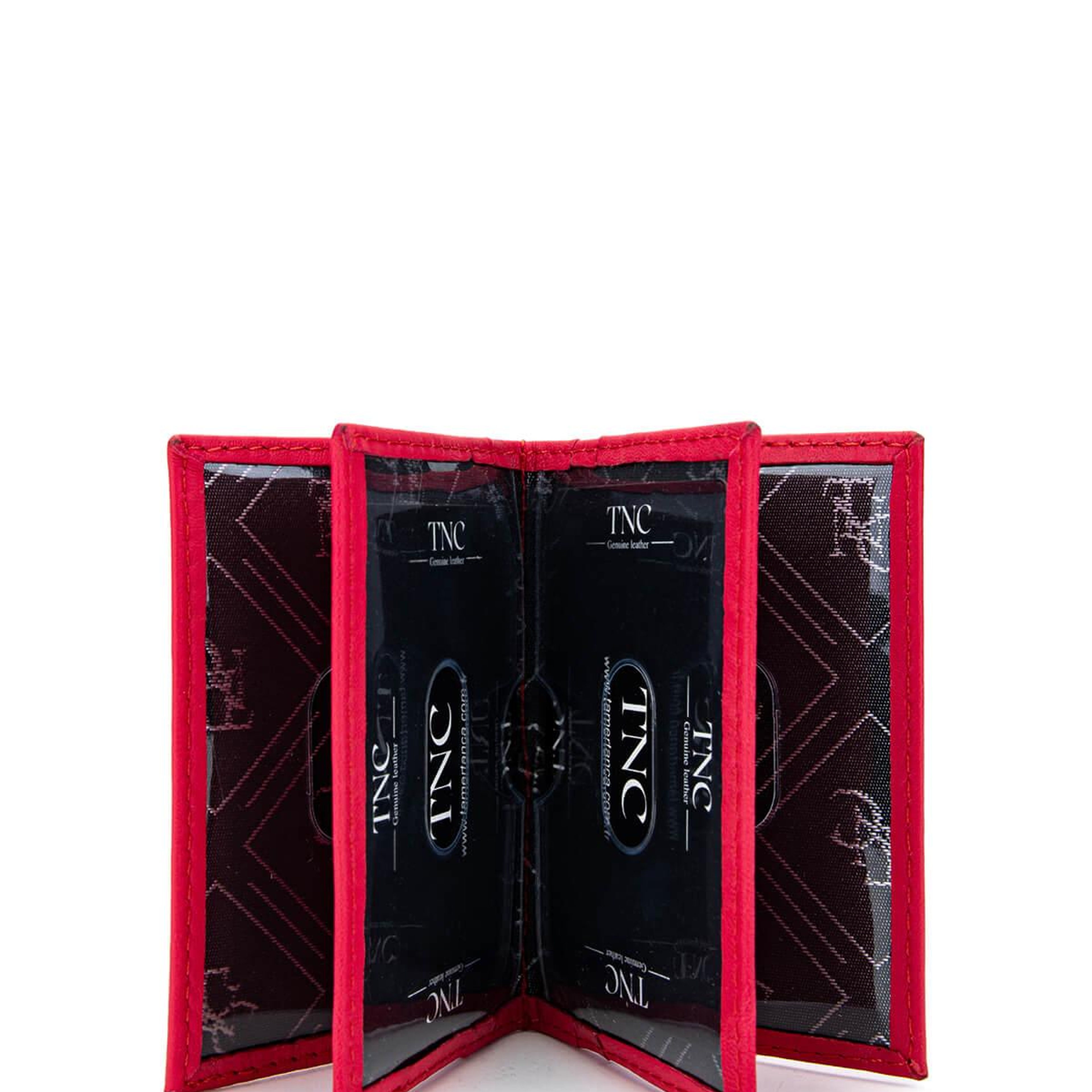 Tamer Tanca Unisex Hakiki Deri Fuşya Kartlık