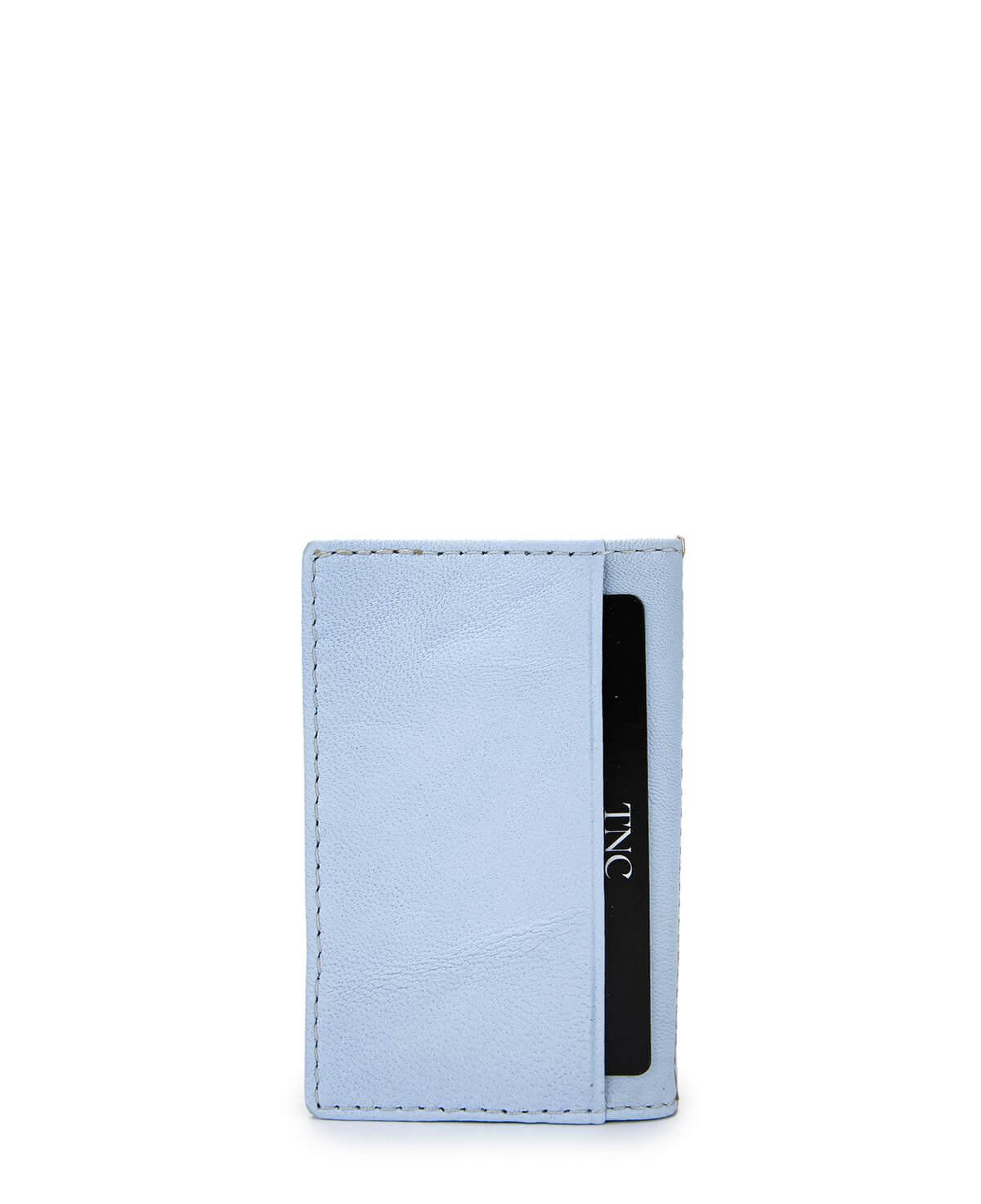 Tamer Tanca Unisex Hakiki Deri Buz Mavi Kartlık