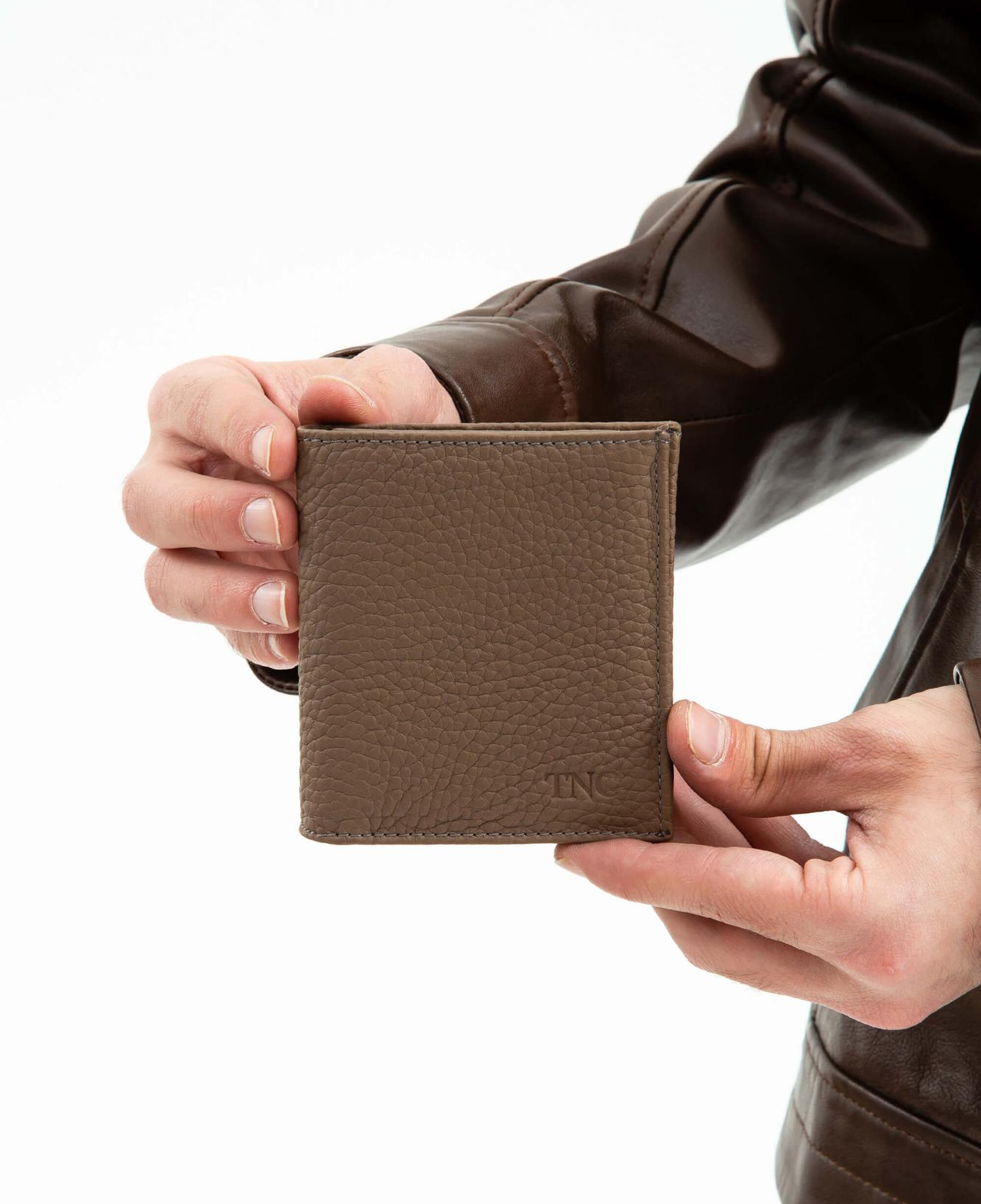 Tamer Tanca Erkek Hakiki Deri Vizon Cüzdan Cuzdan