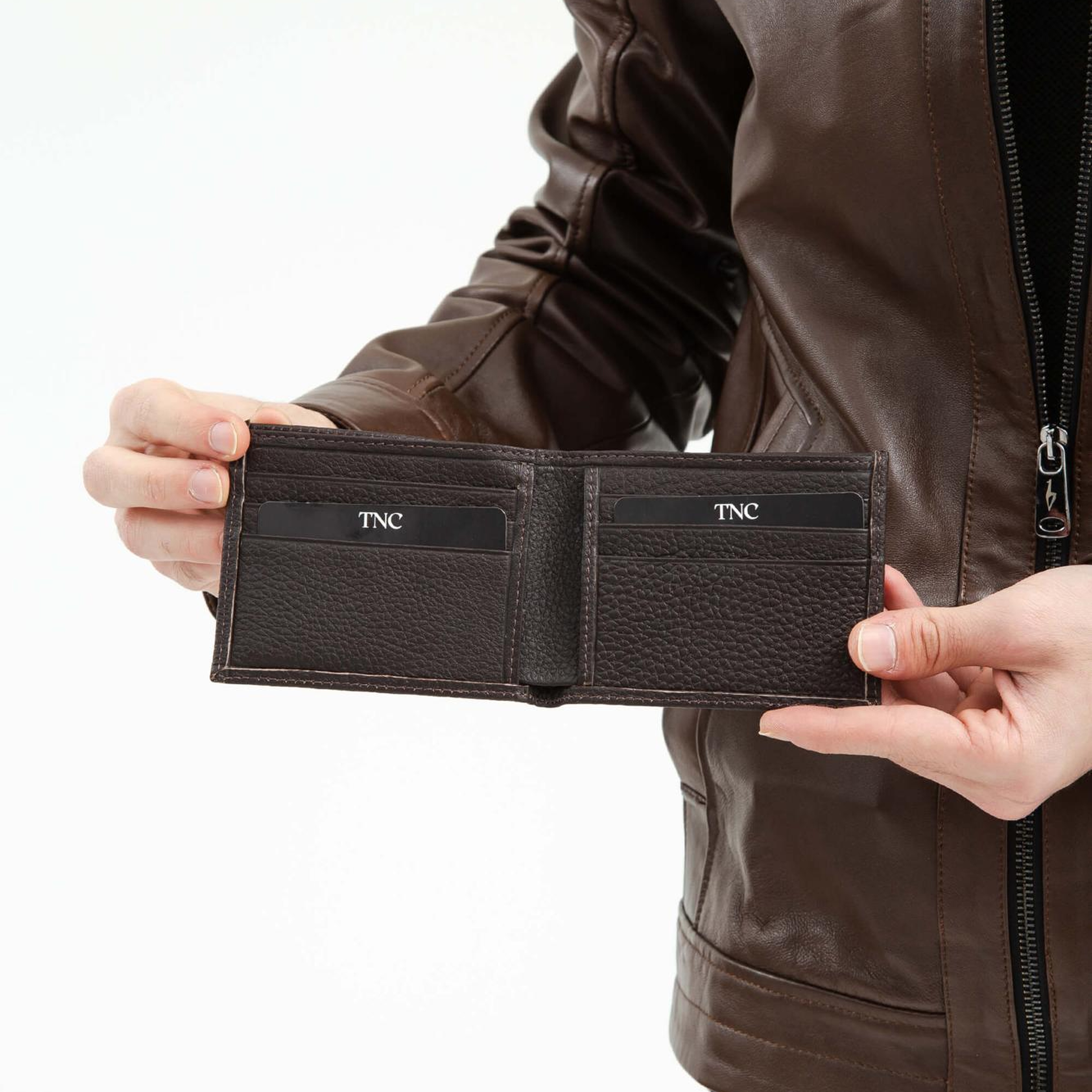 Tamer Tanca Erkek Hakiki Deri Kahverengi Cüzdan Cuzdan