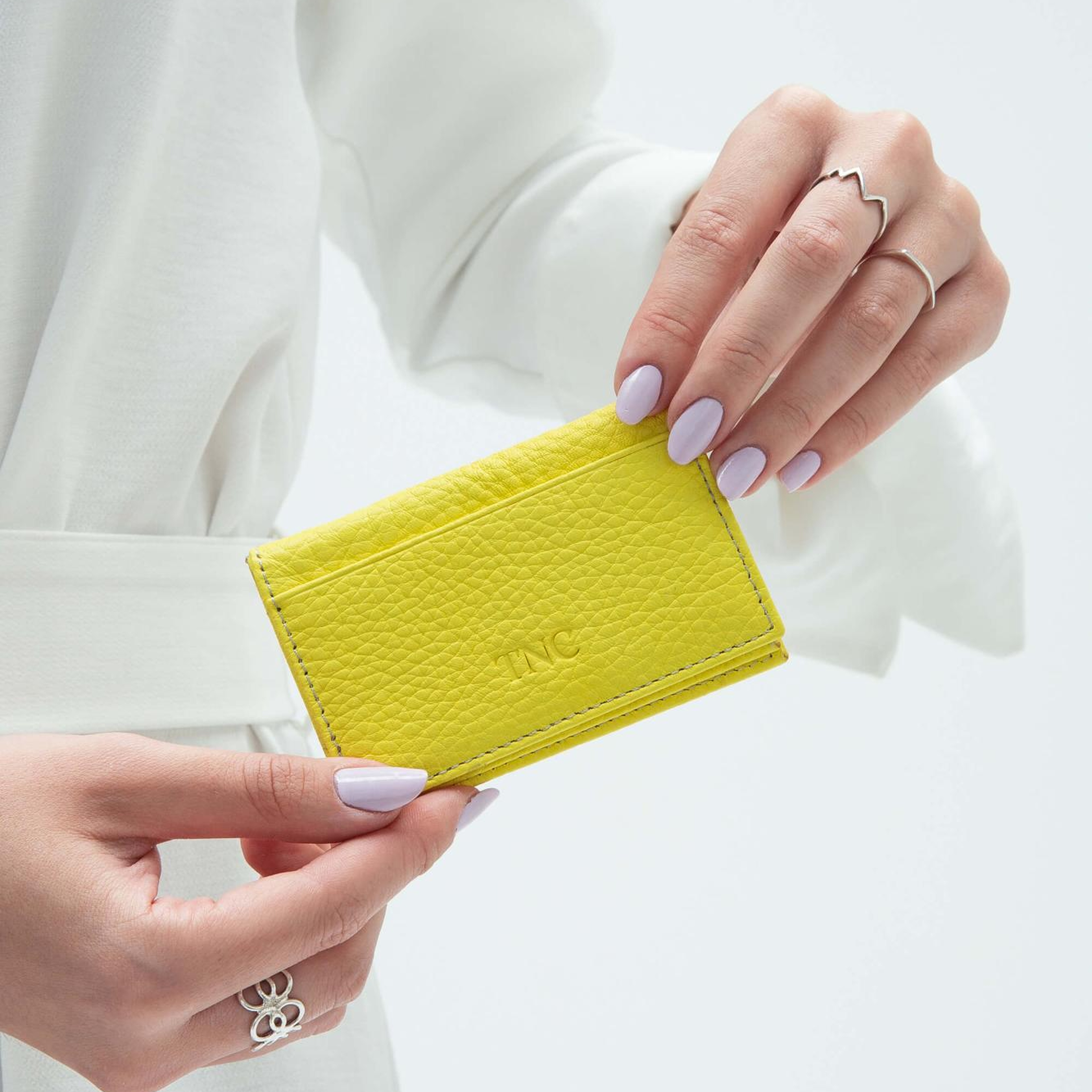 Tamer Tanca Erkek Hakiki Deri Sarı Kartlık