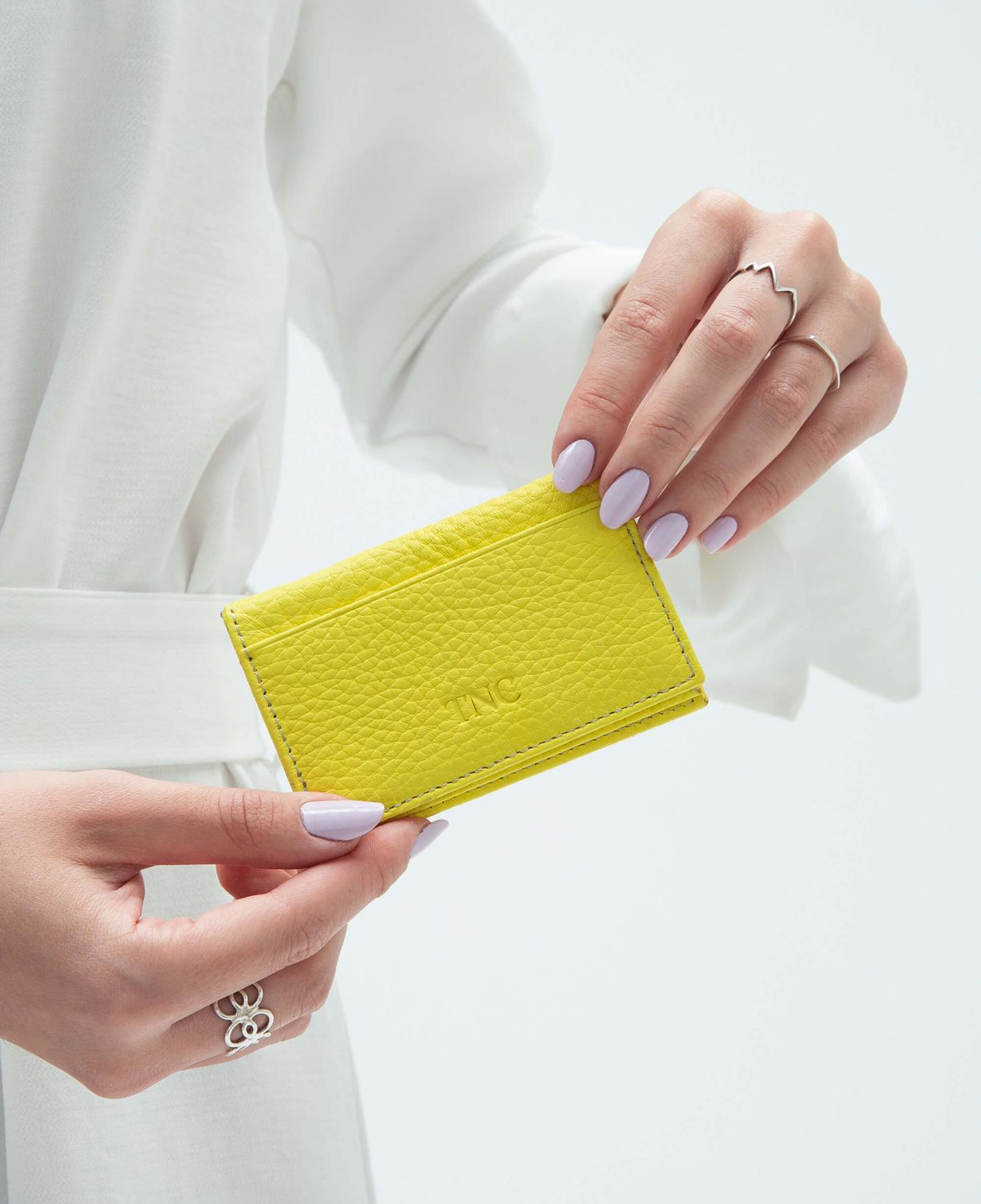 Tamer Tanca Erkek Hakiki Deri Sarı Kartlık