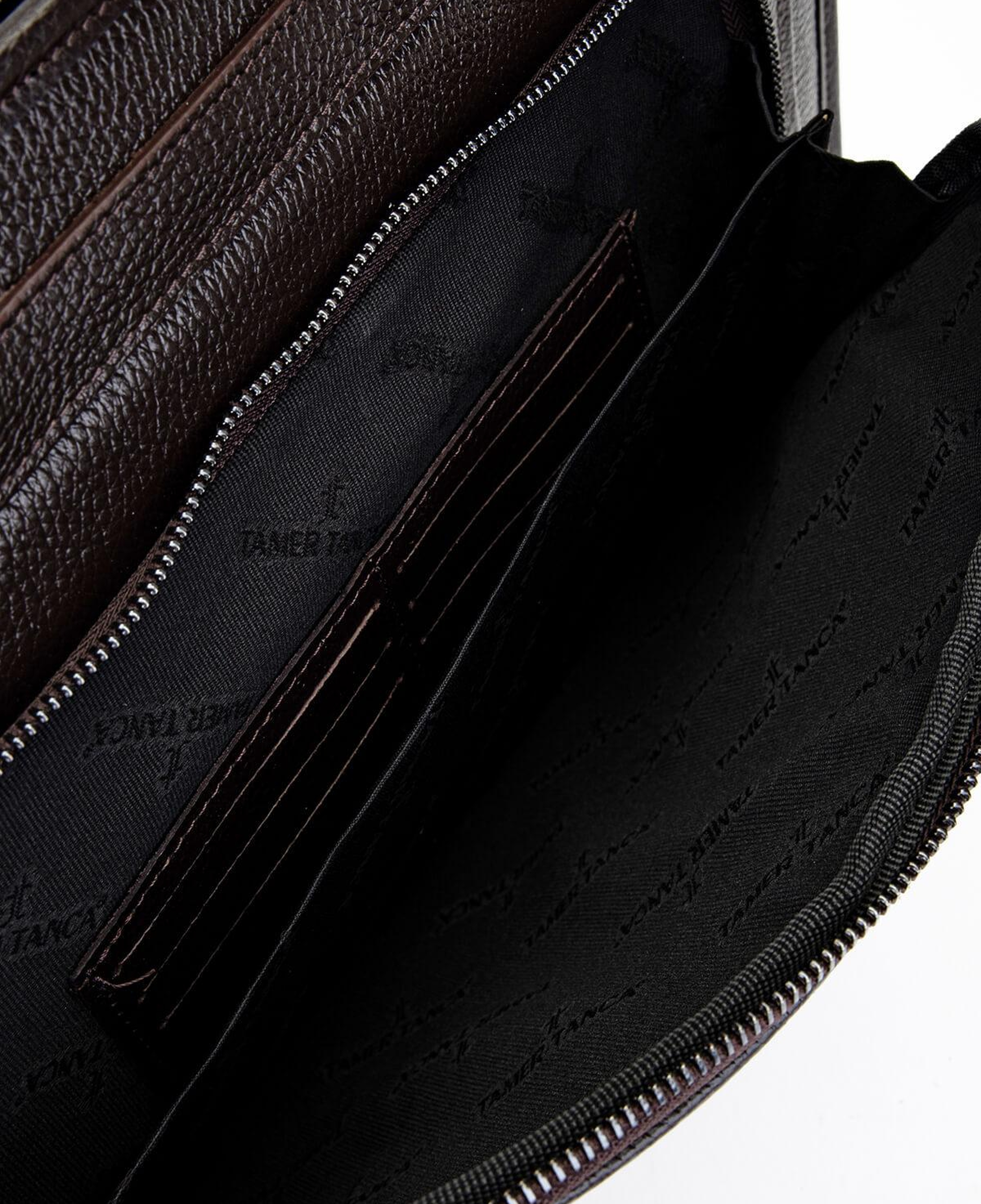 Tamer Tanca Erkek Hakiki Deri Kahverengi Evrak Çantası