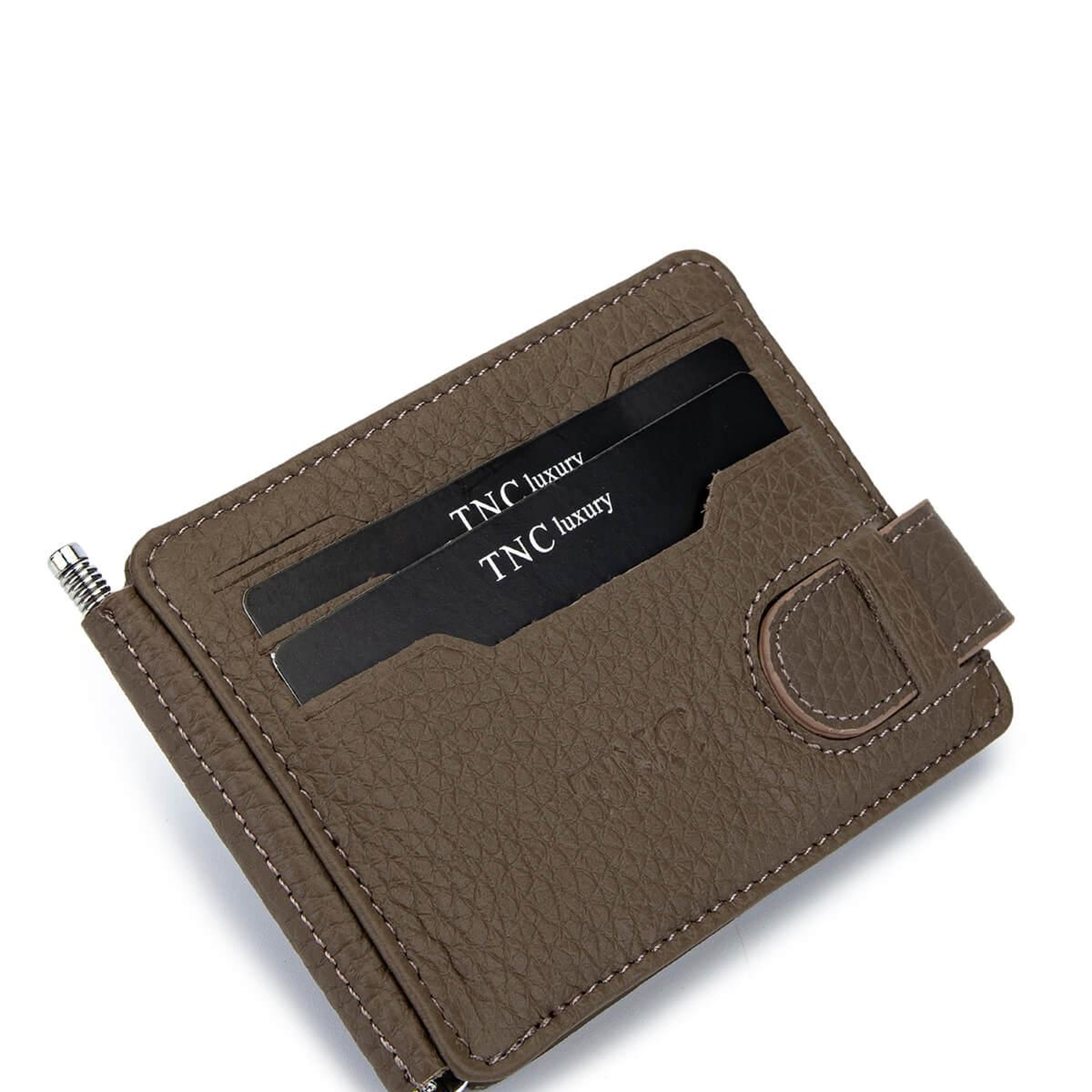 Tamer Tanca Erkek Hakiki Deri Vizon Floter Kartlık