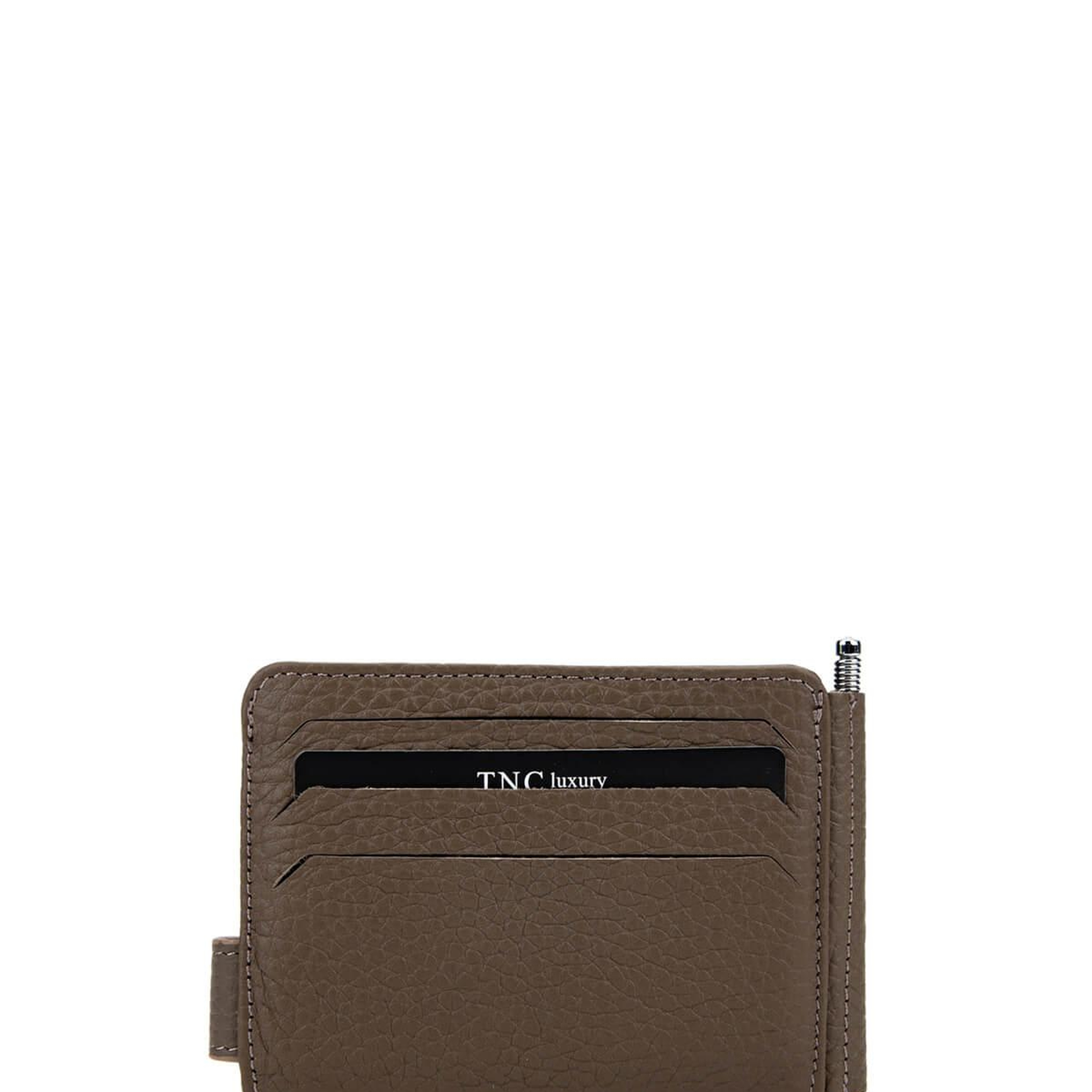 Tamer Tanca Erkek Hakiki Deri Vizon Floter Kartlık