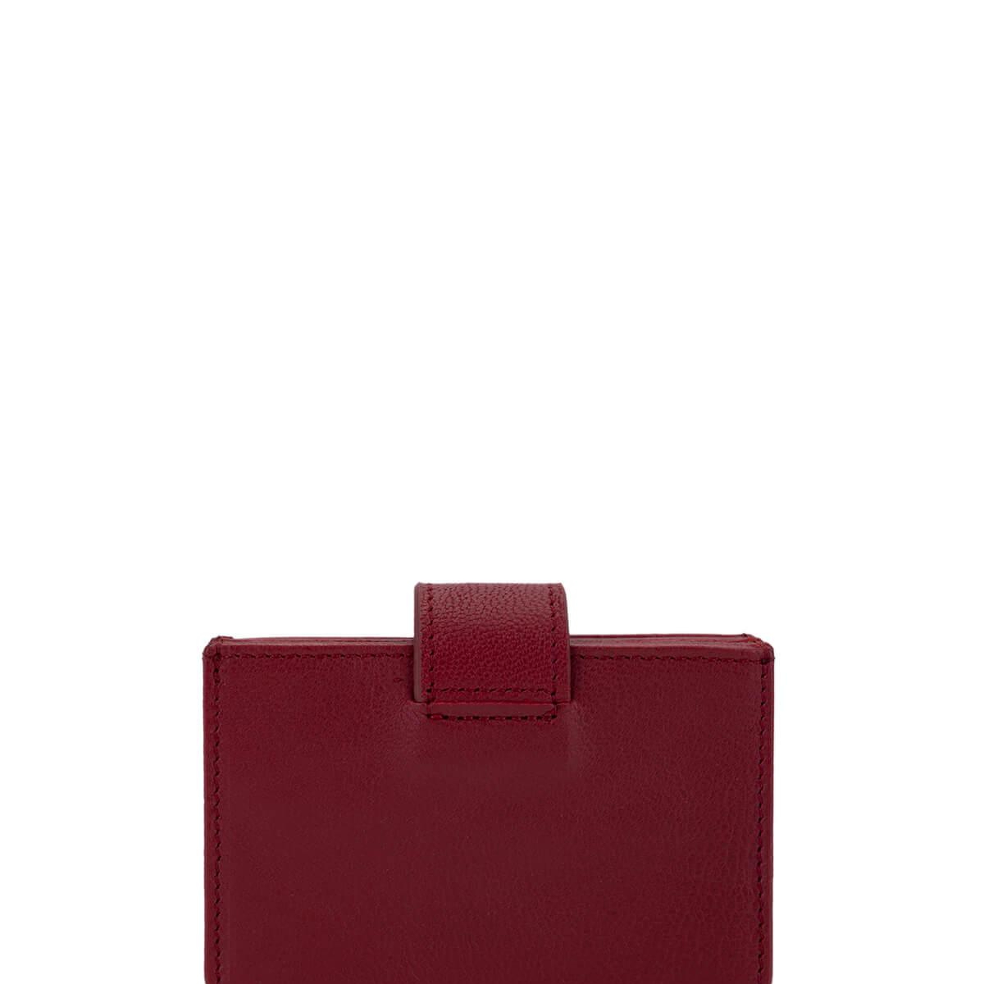 Tamer Tanca Unisex Hakiki Deri Bordo Kartlık