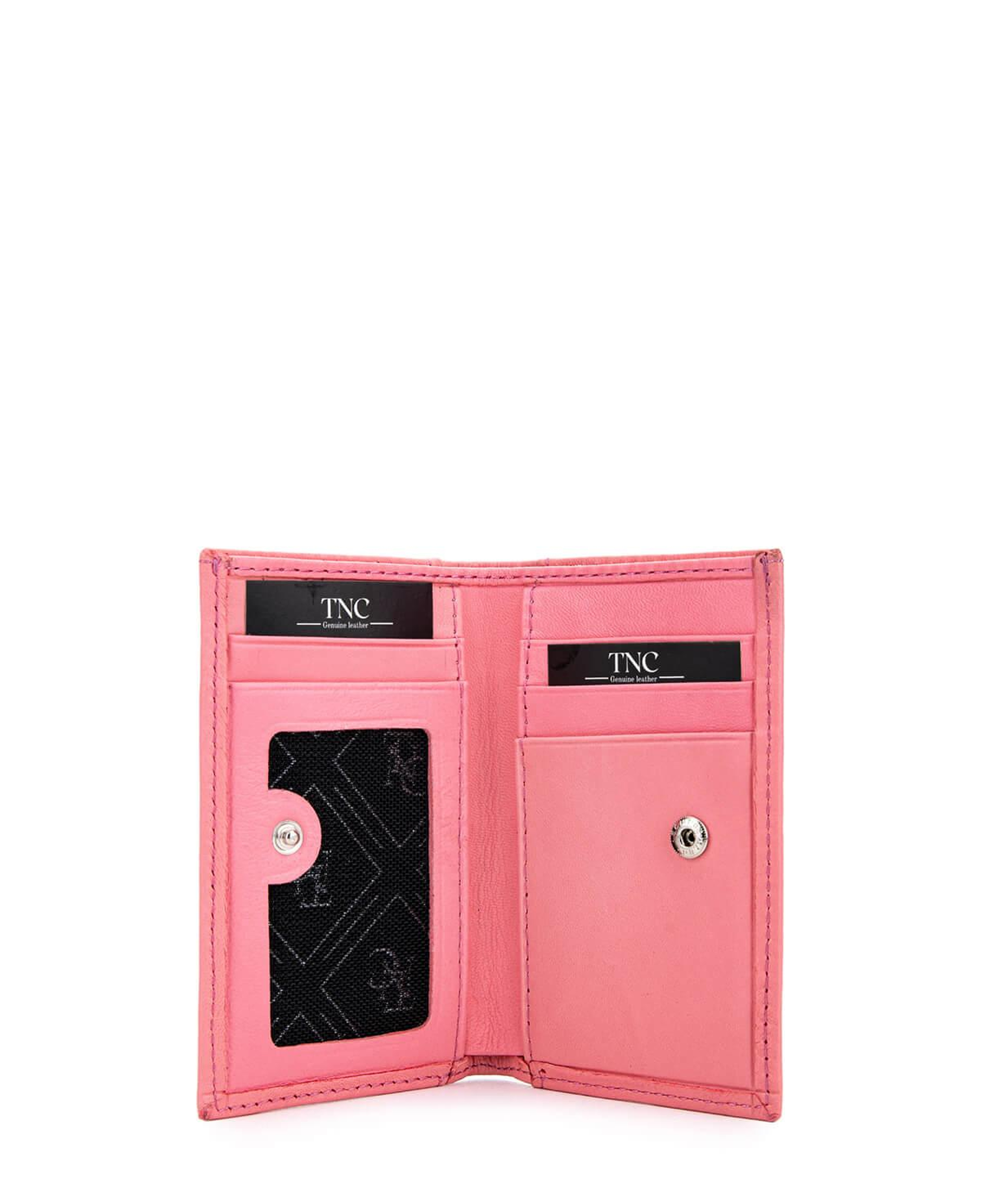 Tamer Tanca Unisex Hakiki Deri Pembe Kartlık