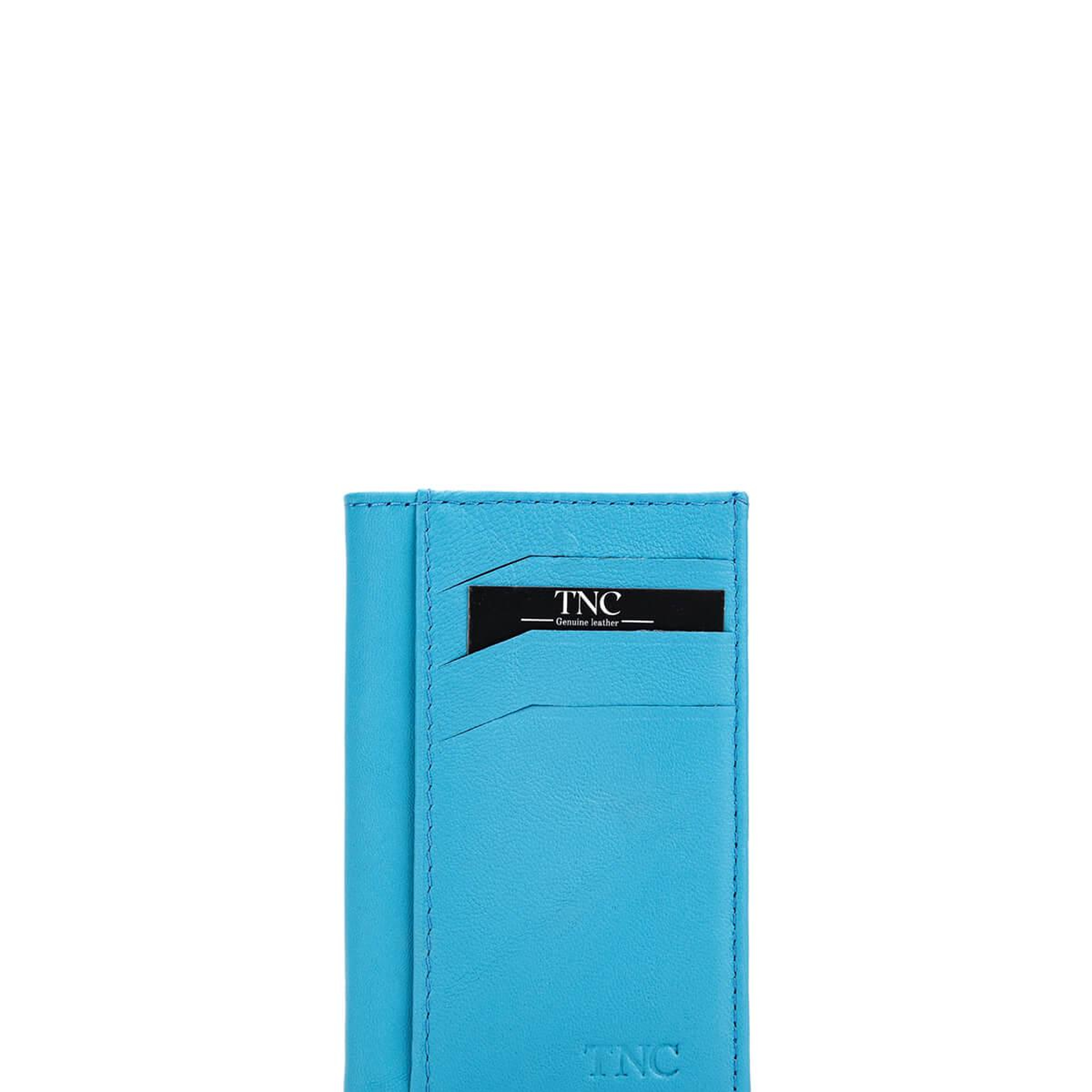 Tamer Tanca Erkek Hakiki Deri Mavi Togo Kartlık