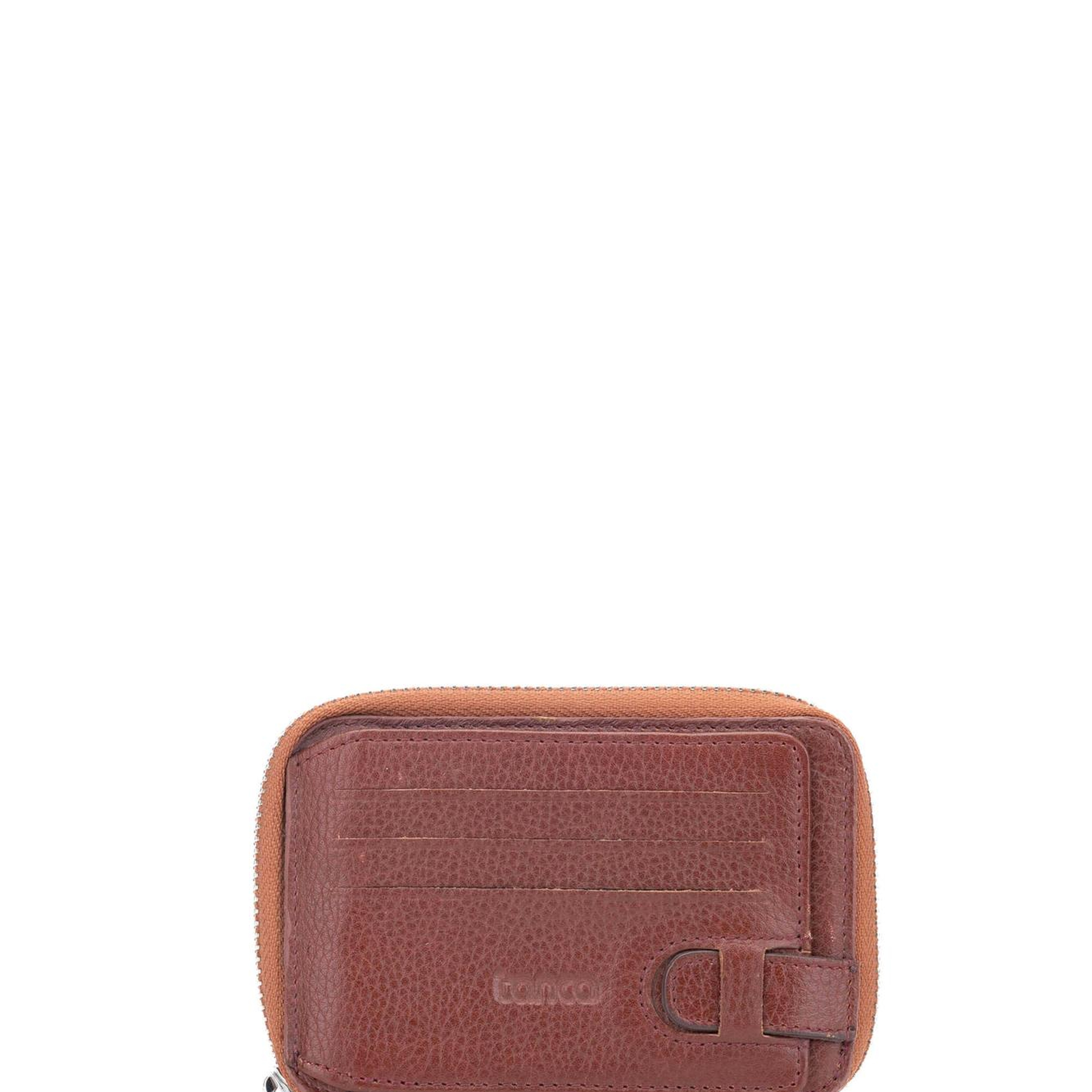 Tamer Tanca Erkek Hakiki Deri Taba Floter Kartlık