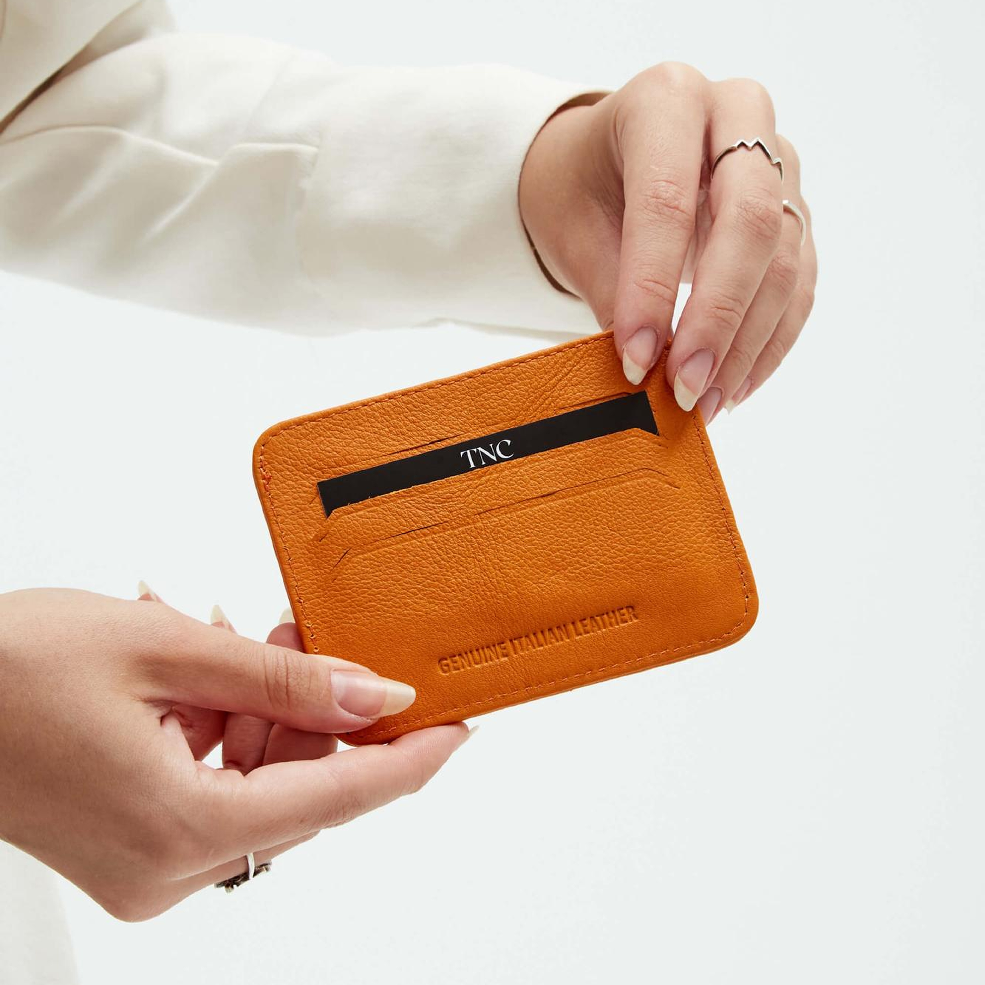 Tamer Tanca Unisex  Hakiki Deri Vizon Kartlık