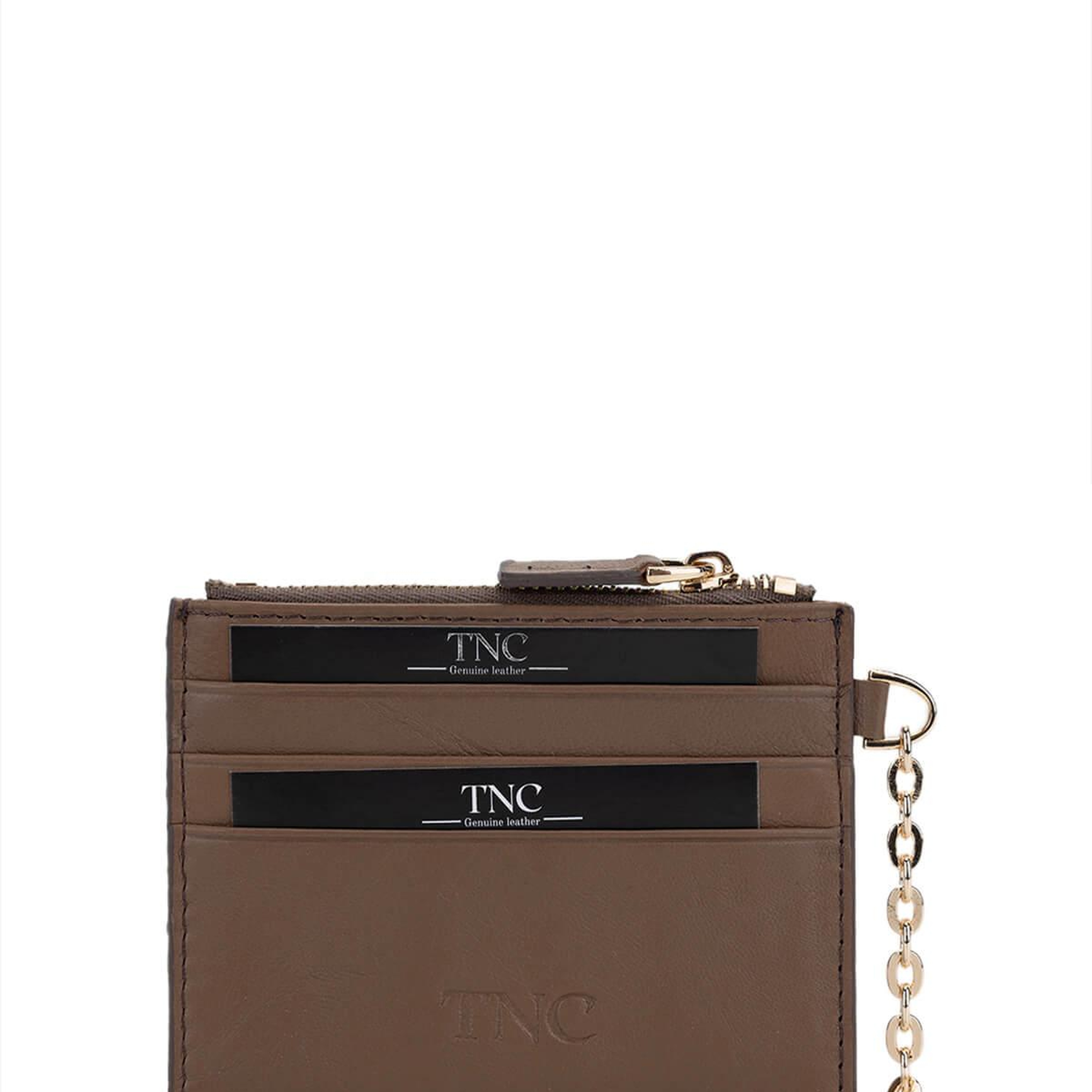 Tamer Tanca Unisex Hakiki Deri Bej Kartlık