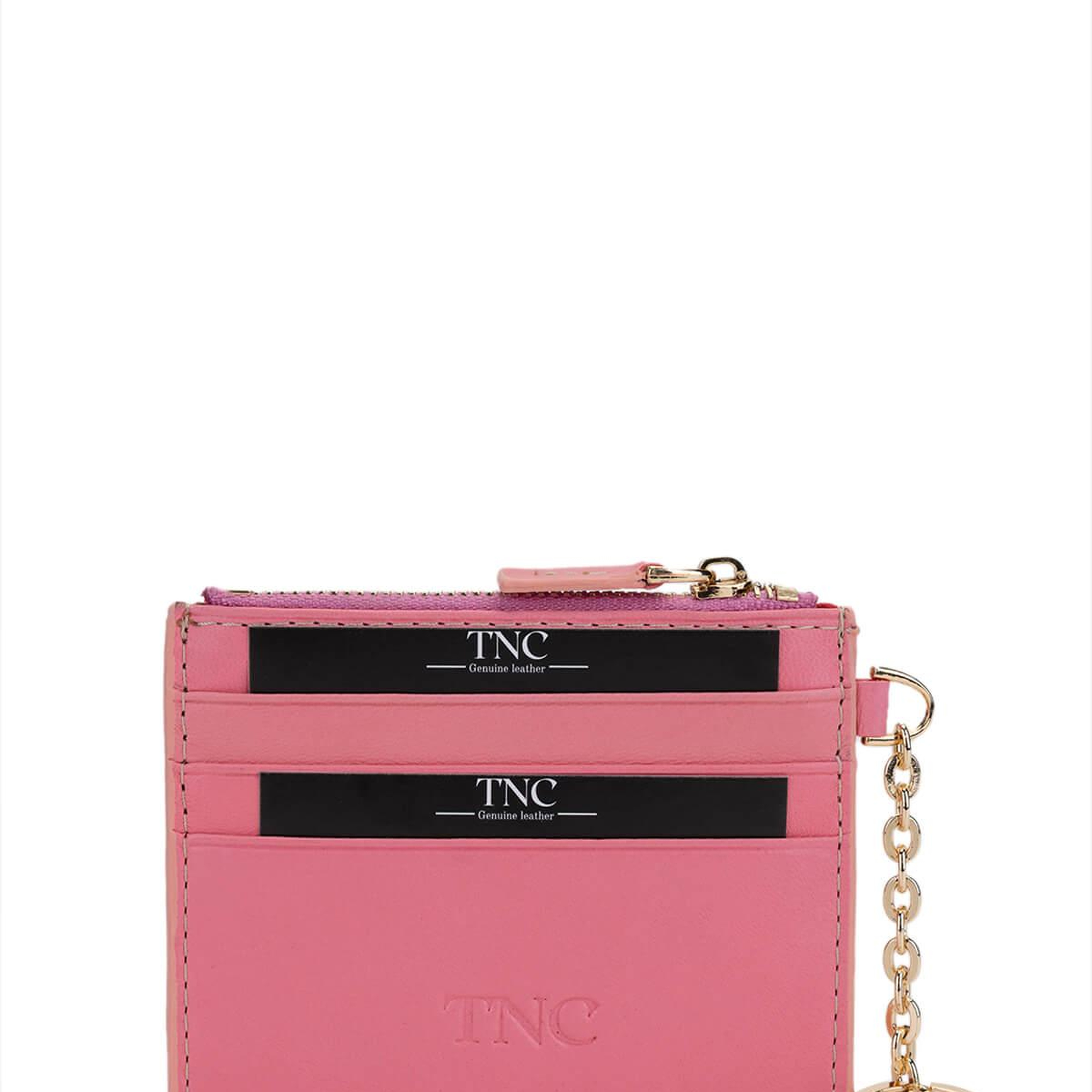 Tamer Tanca Unisex Hakiki Deri Pembe Kartlık