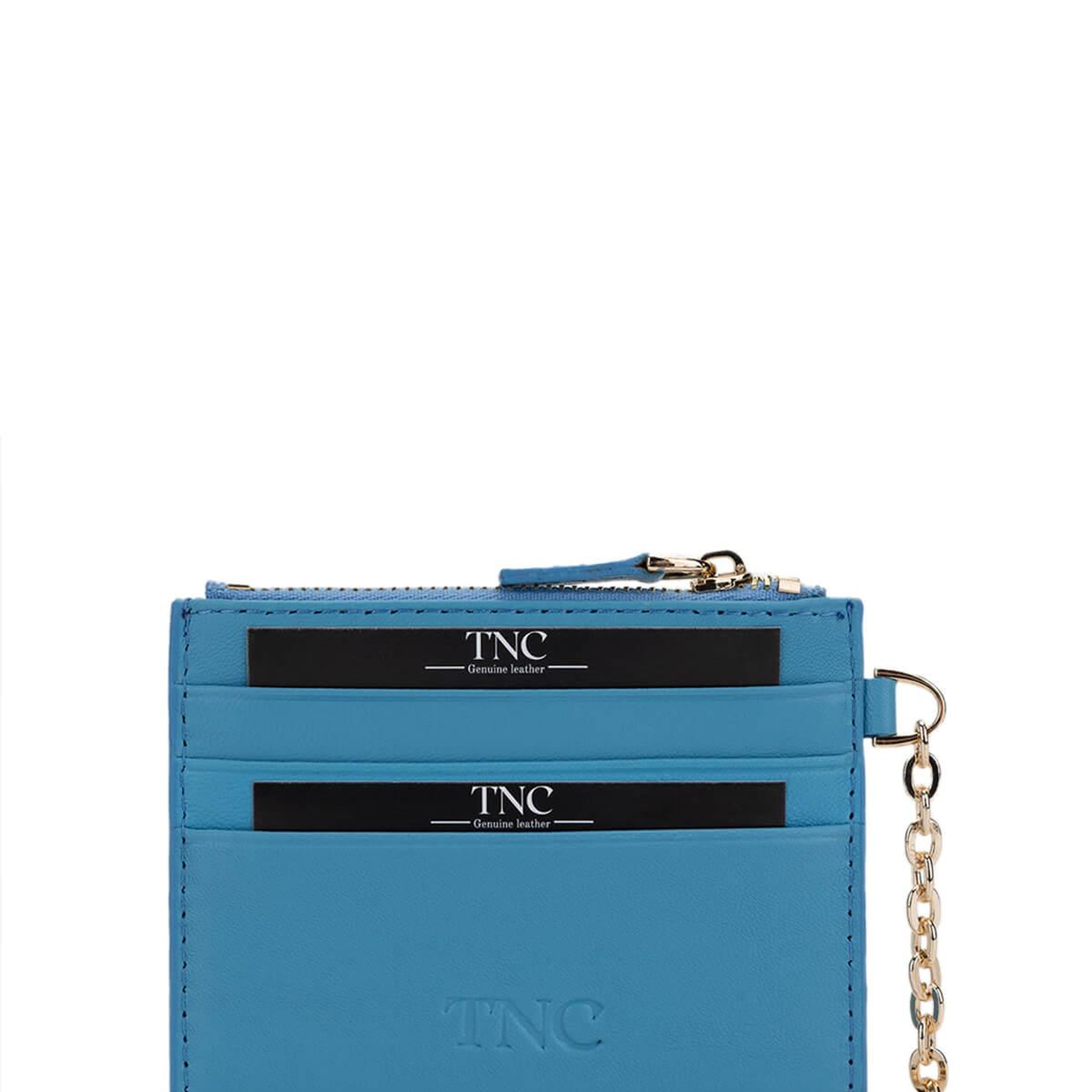 Tamer Tanca Unisex Hakiki Deri Mavi Kartlık