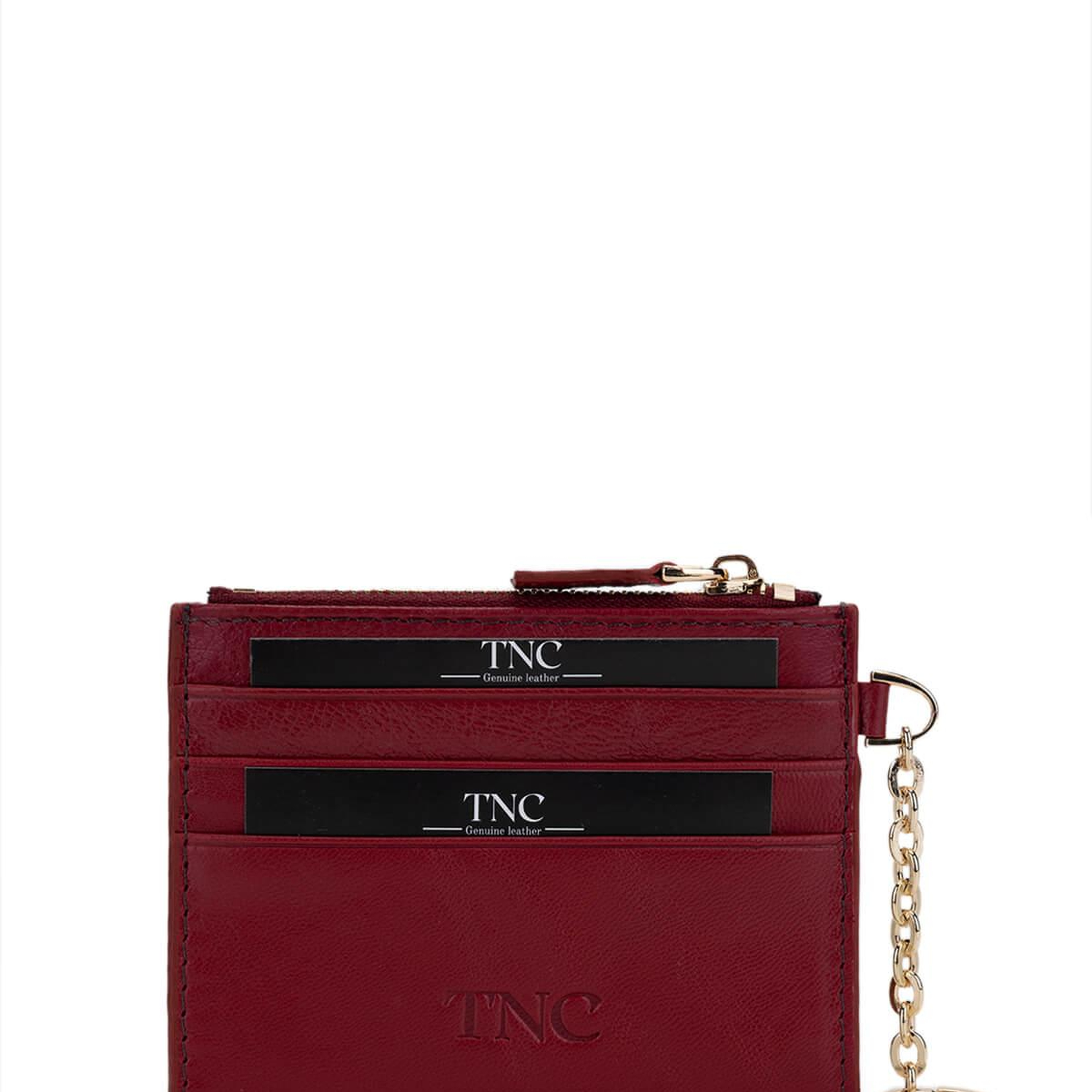 Tamer Tanca Unisex Hakiki Deri Bordo Kartlık