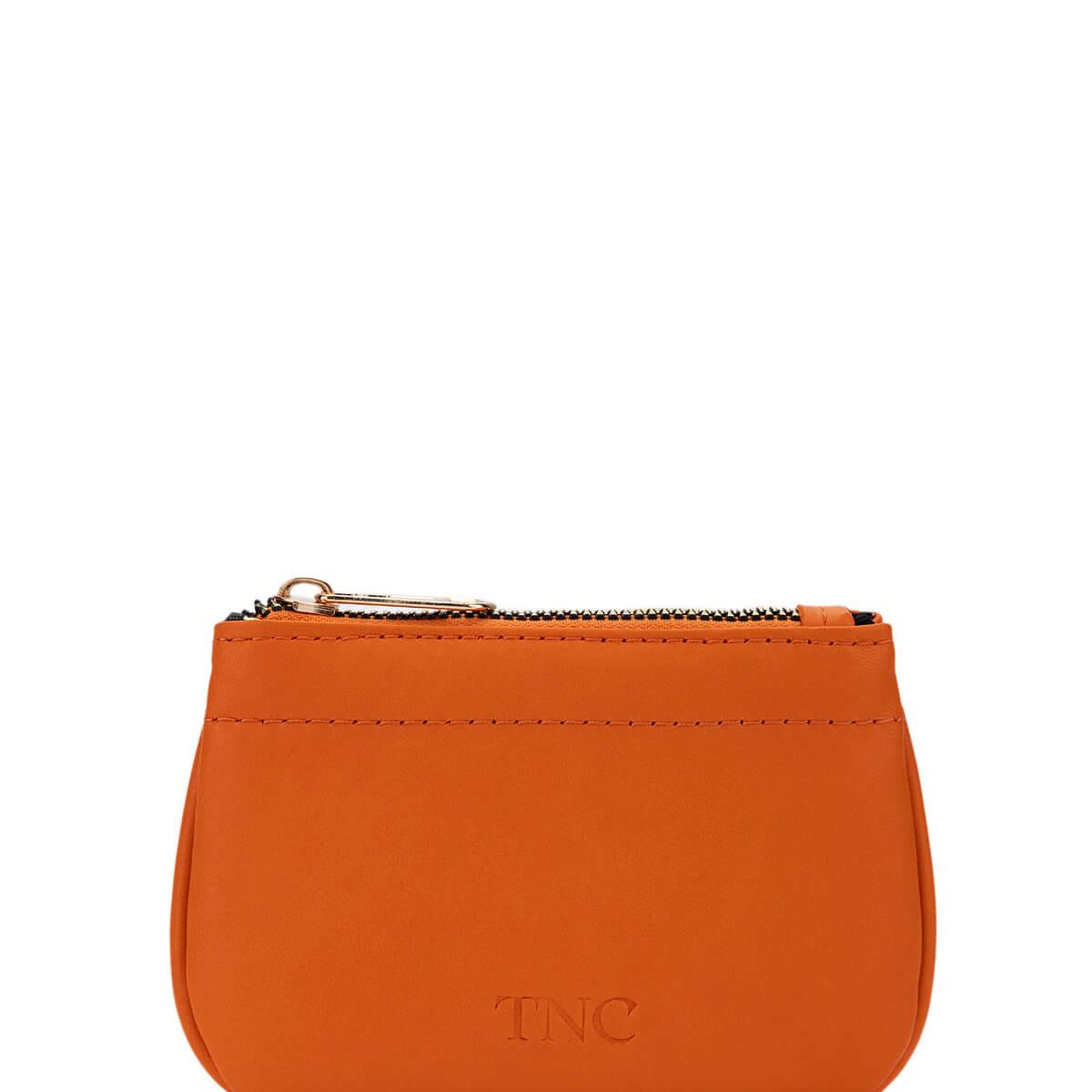 Tamer Tanca Unisex Hakiki Deri Turuncu Kartlık