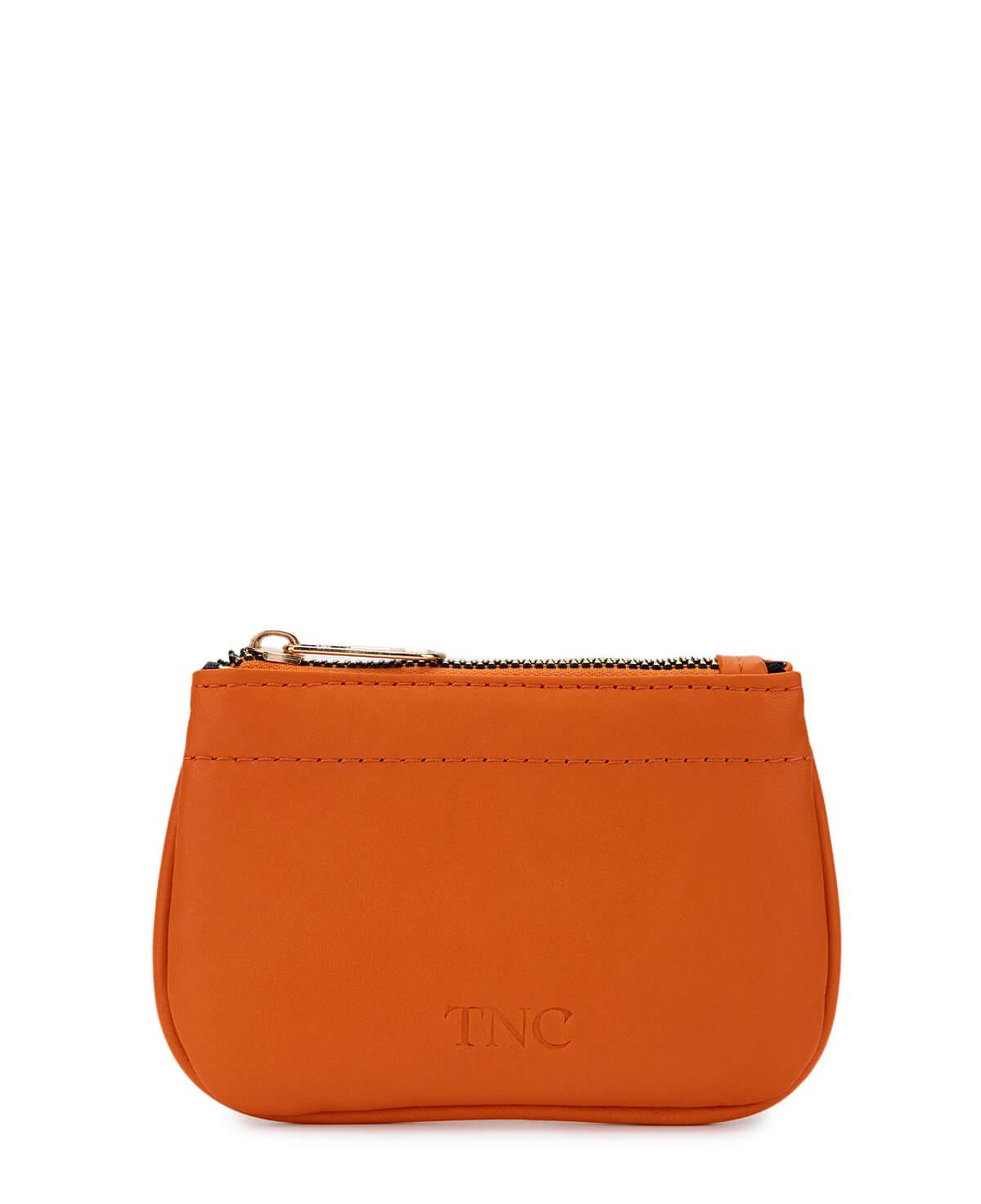 Tamer Tanca Unisex Hakiki Deri Turuncu Kartlık