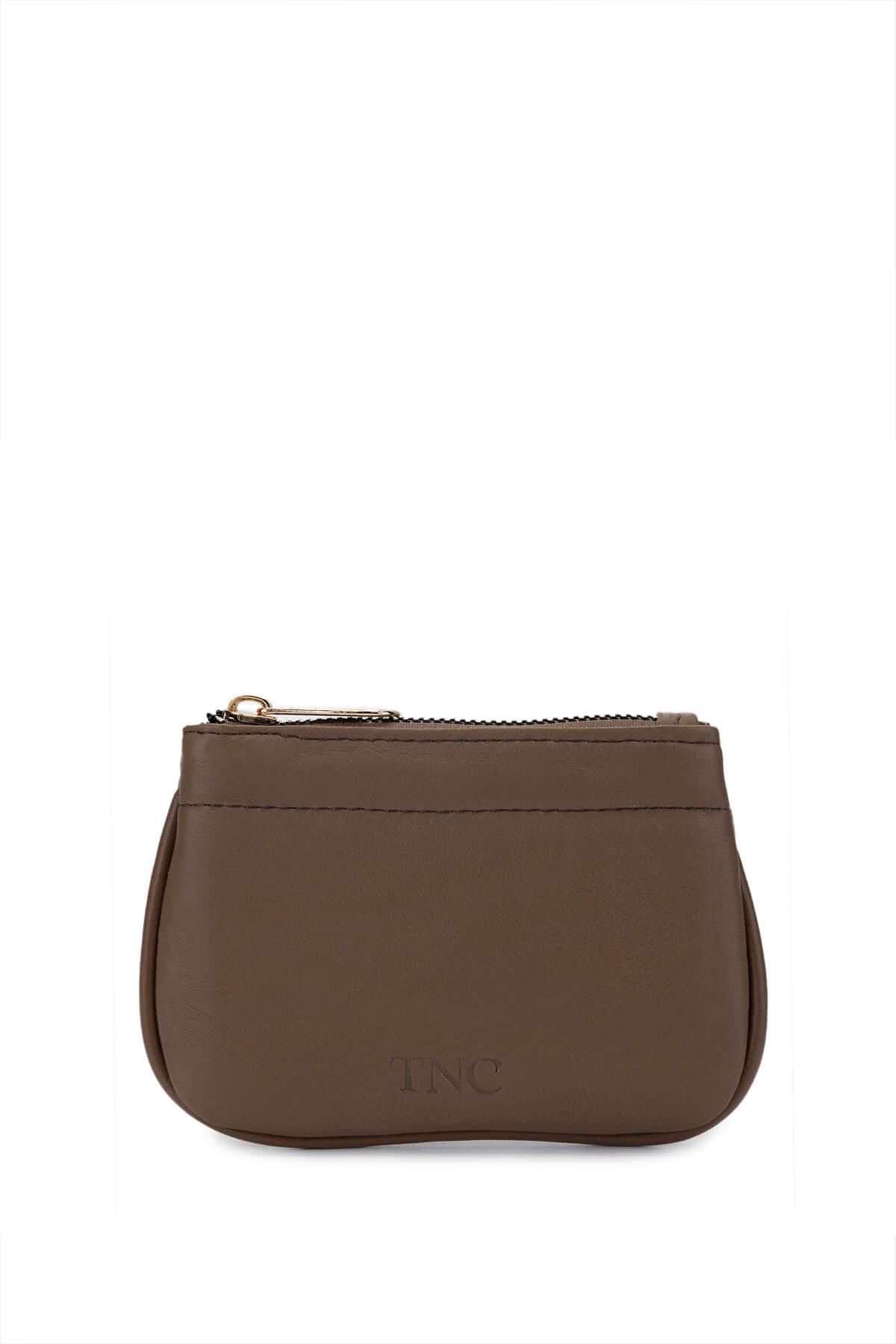 Tamer Tanca Unisex Hakiki Deri Bej Kartlık