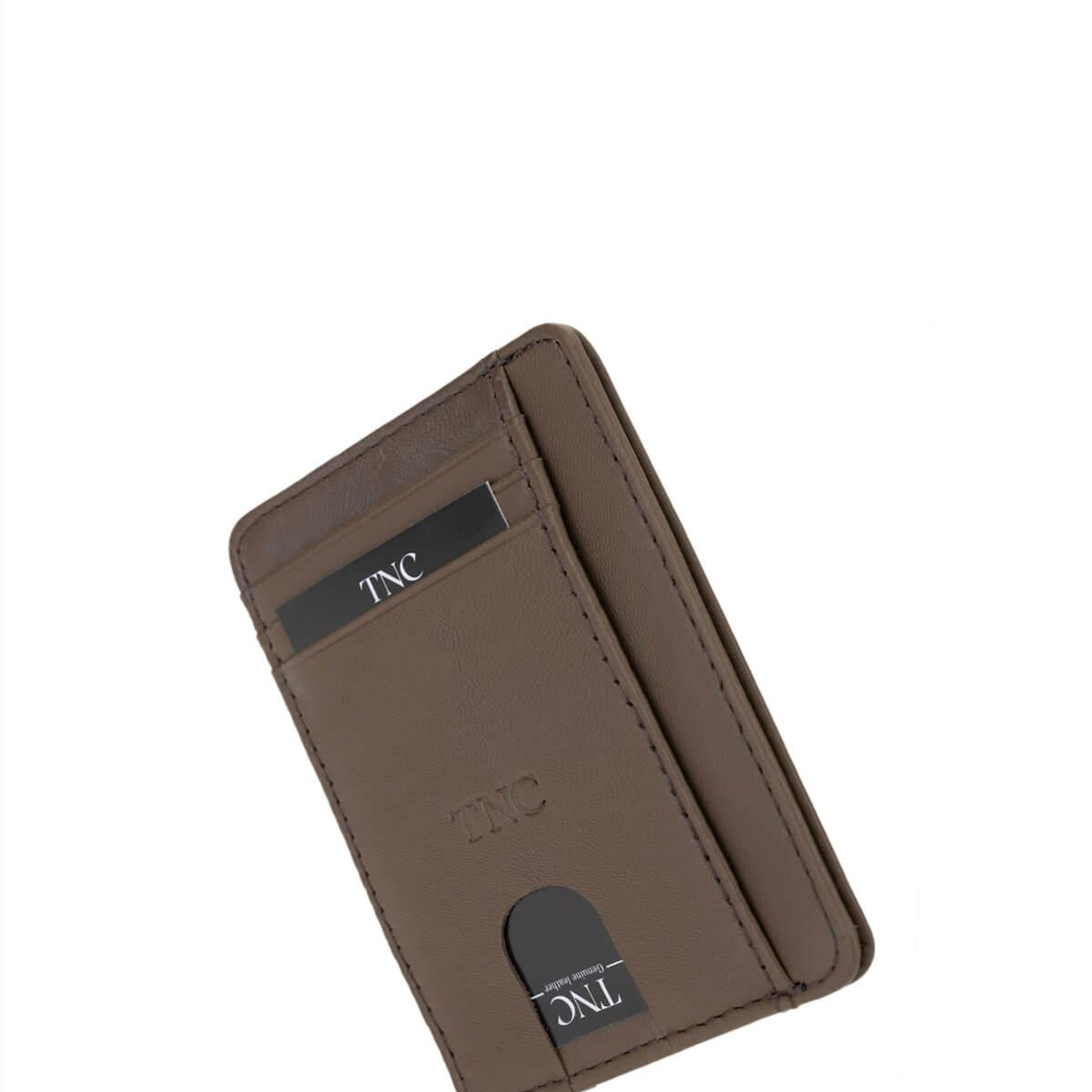 Tamer Tanca Unisex Hakiki Deri Bej Kartlık