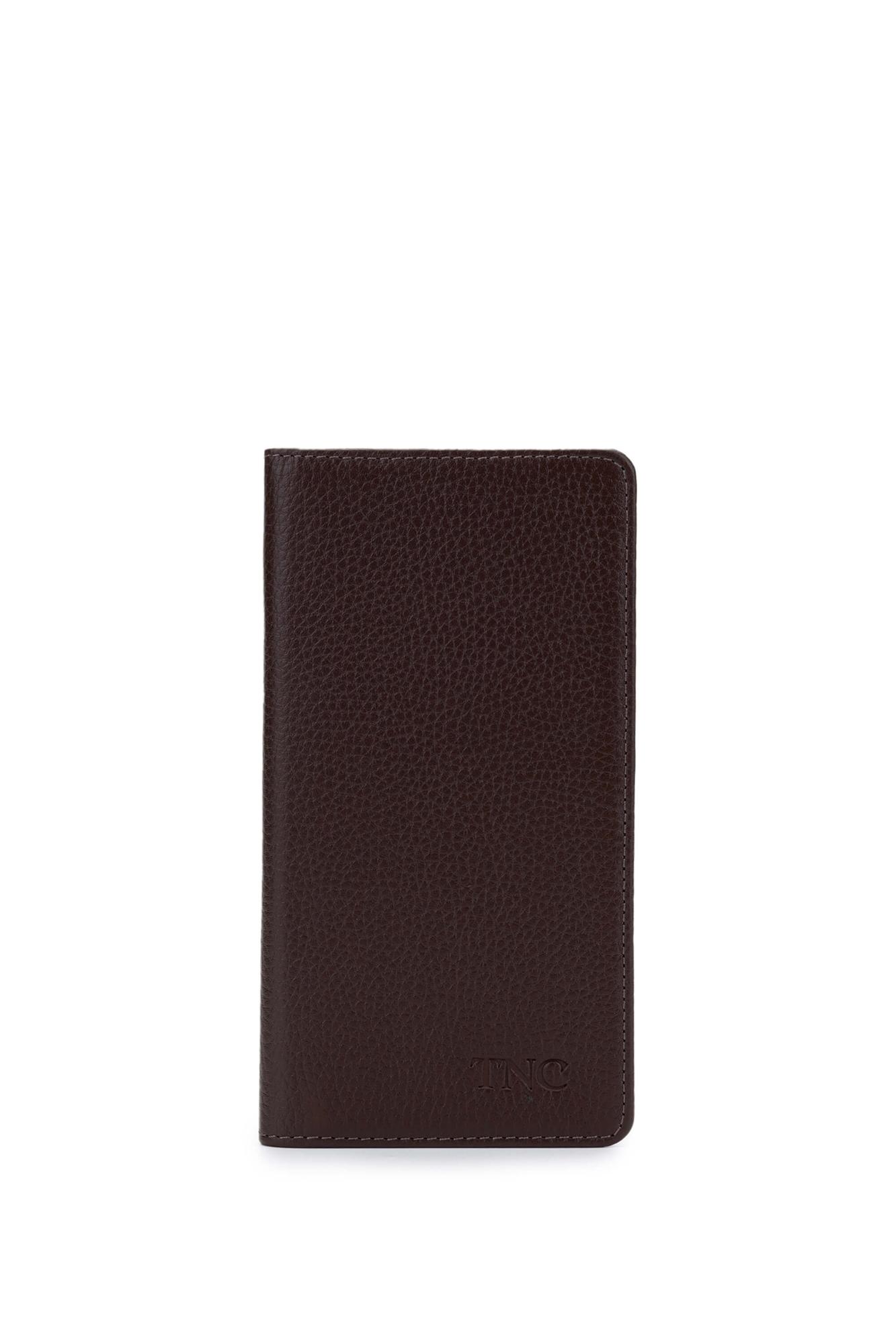 Tamer Tanca Erkek Hakiki Deri Kahverengi Cüzdan Cuzdan