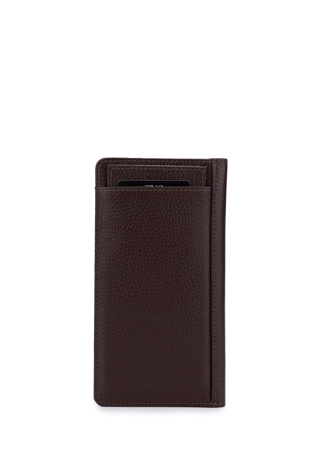 Tamer Tanca Erkek Hakiki Deri Kahverengi Cüzdan Cuzdan