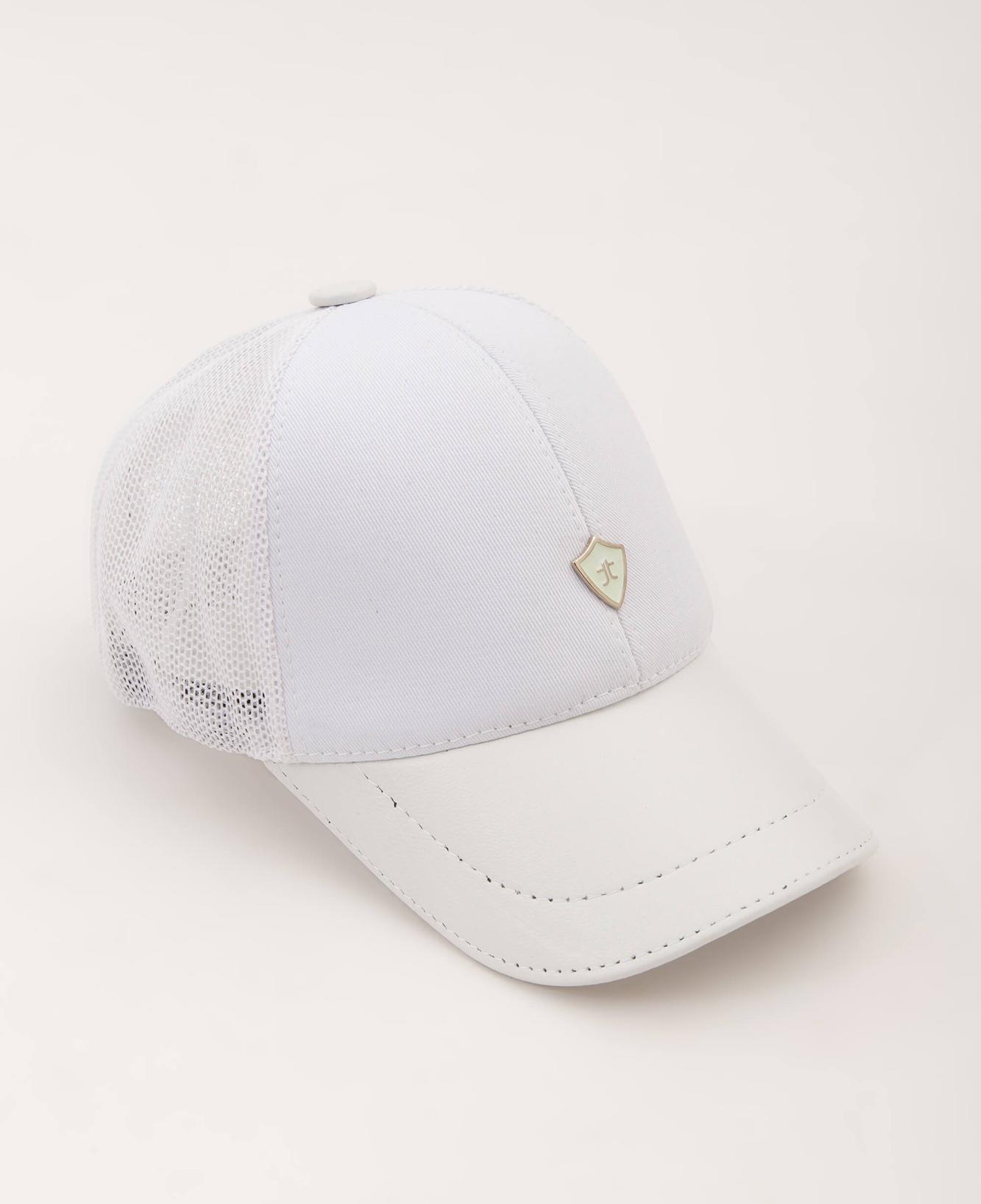 Tamer Tanca Erkek Kumaş Beyaz Şapka