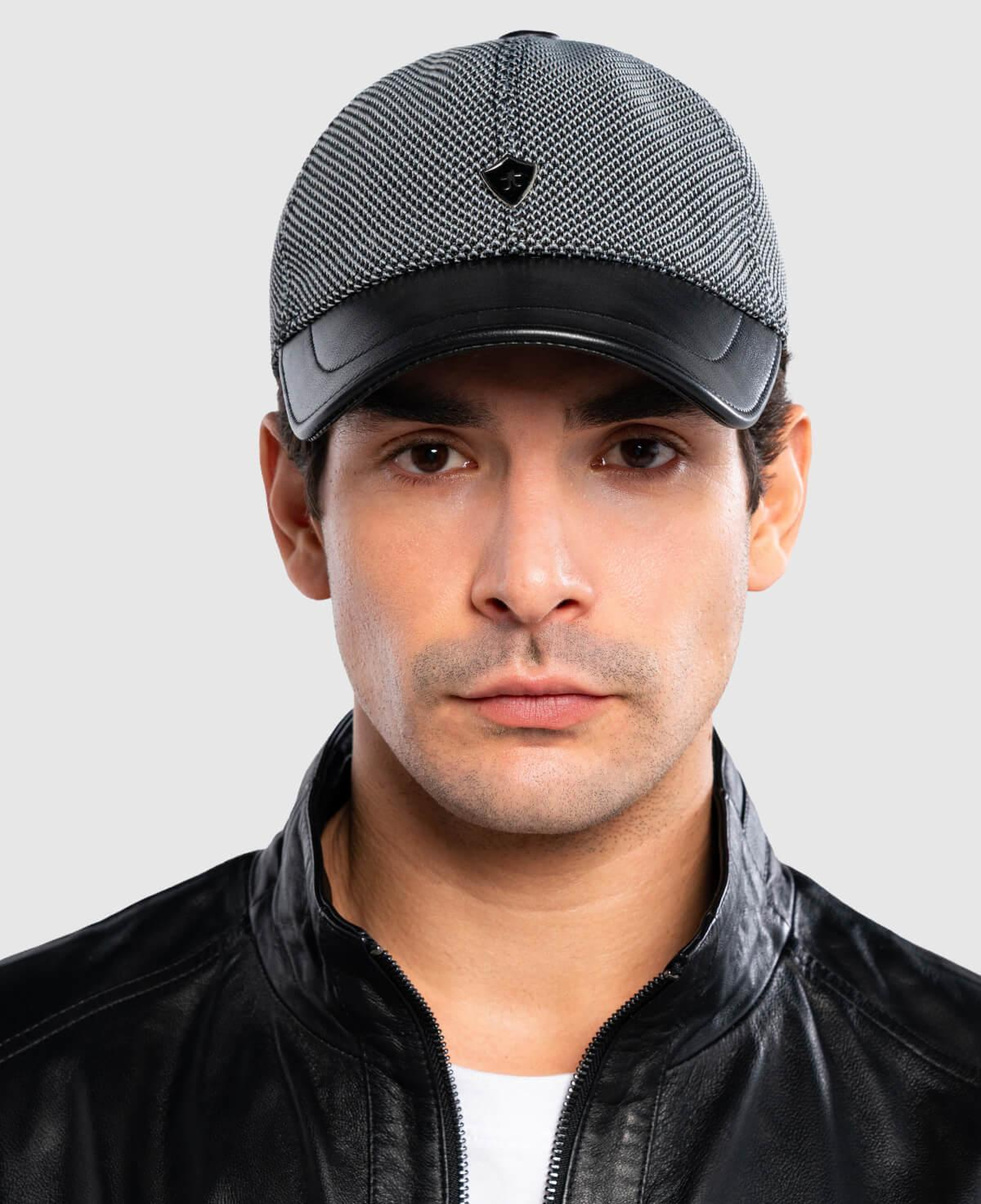 Tamer Tanca Erkek Hakiki Deri Siyah Şapka