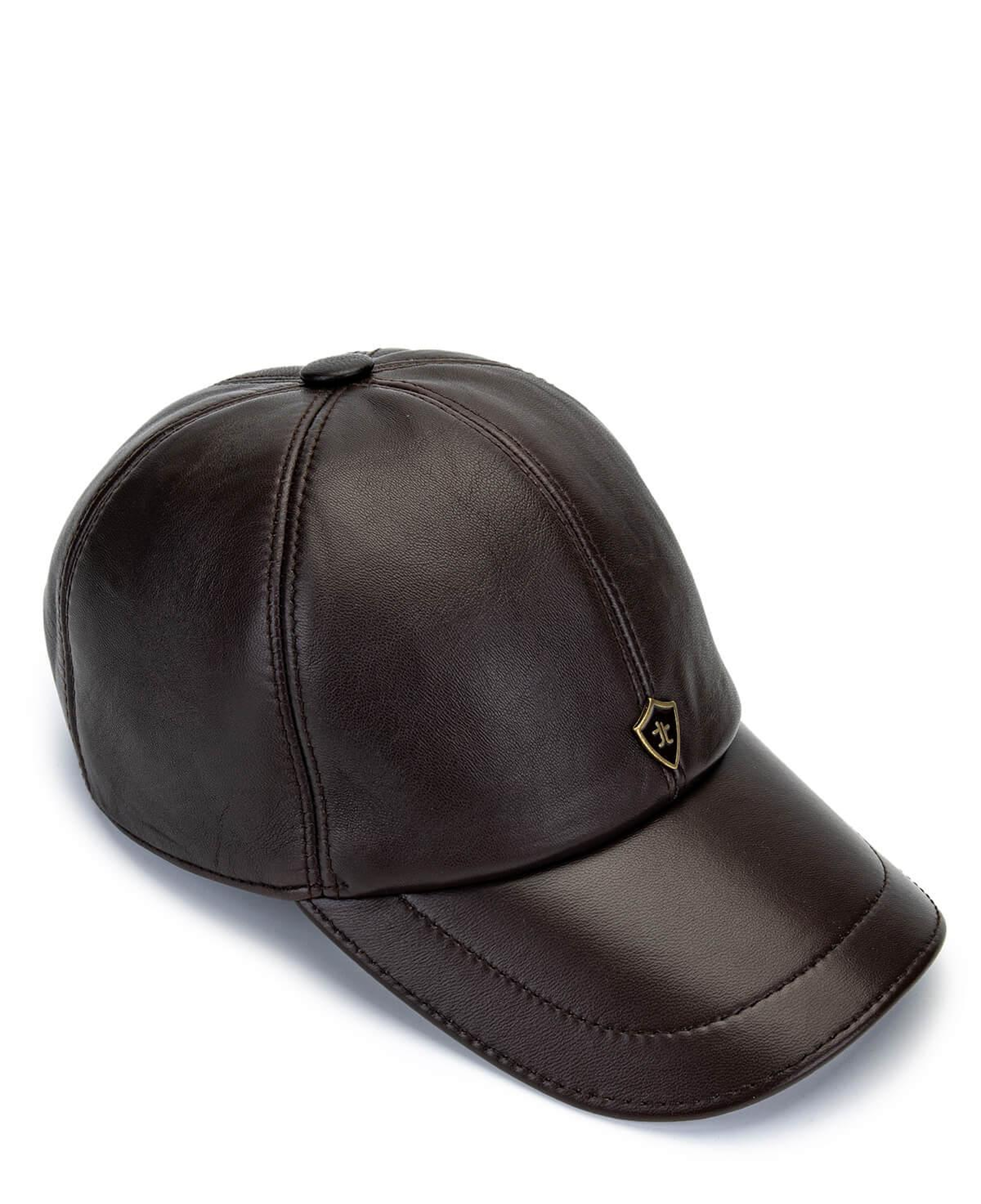 Tamer Tanca Erkek Hakiki Deri Kahverengi Şapka