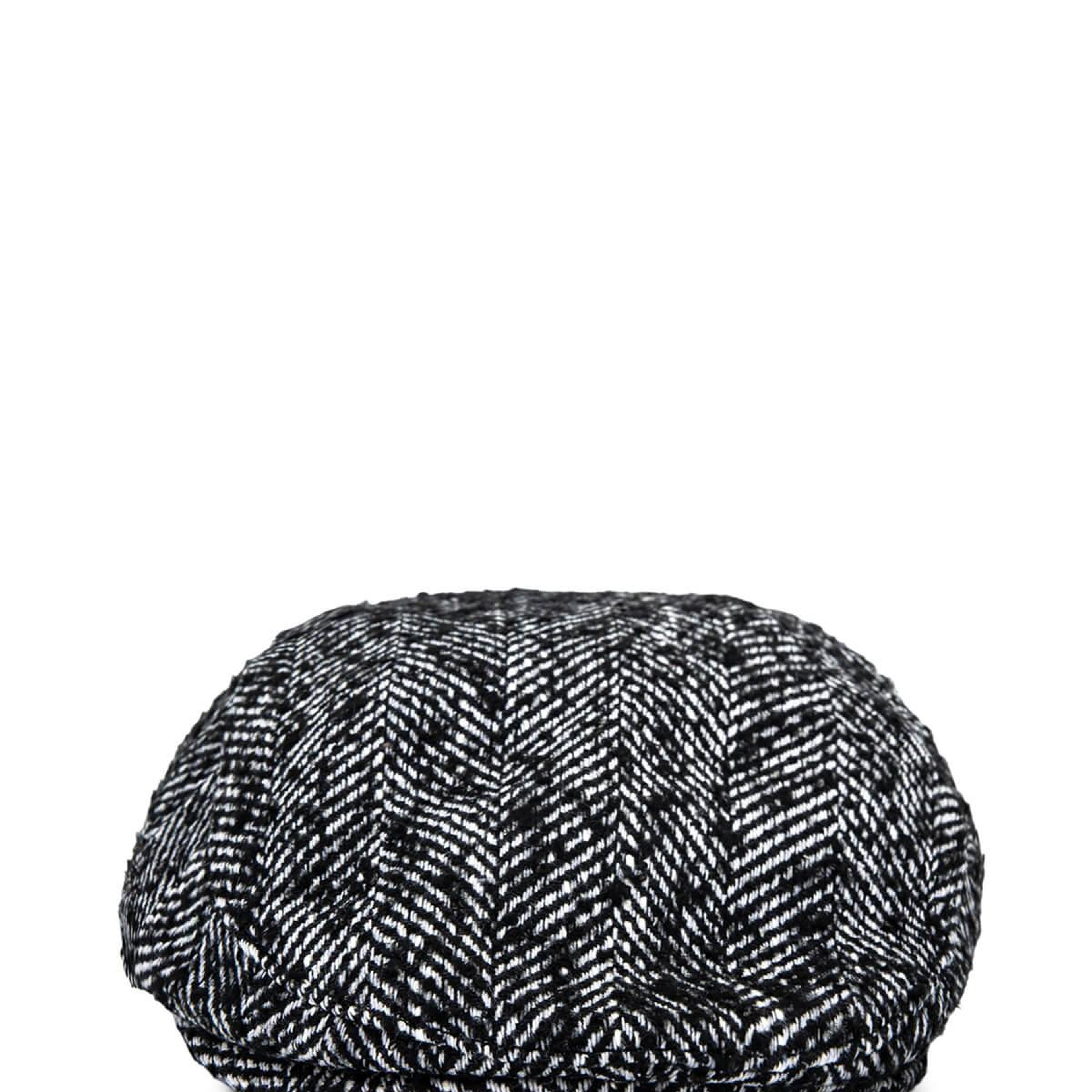 Tamer Tanca Erkek Tekstil Siyah/Beyaz London Şapka