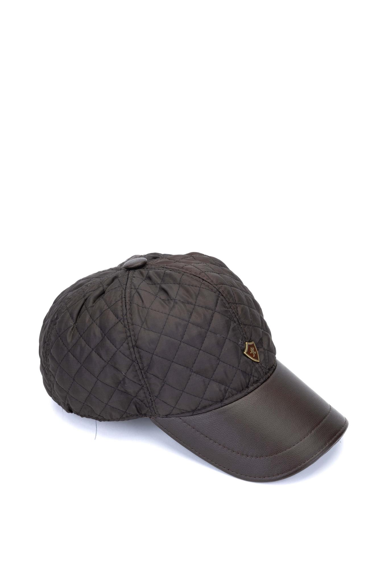 Tamer Tanca Erkek Tekstil Deri Kahverengi Şapka