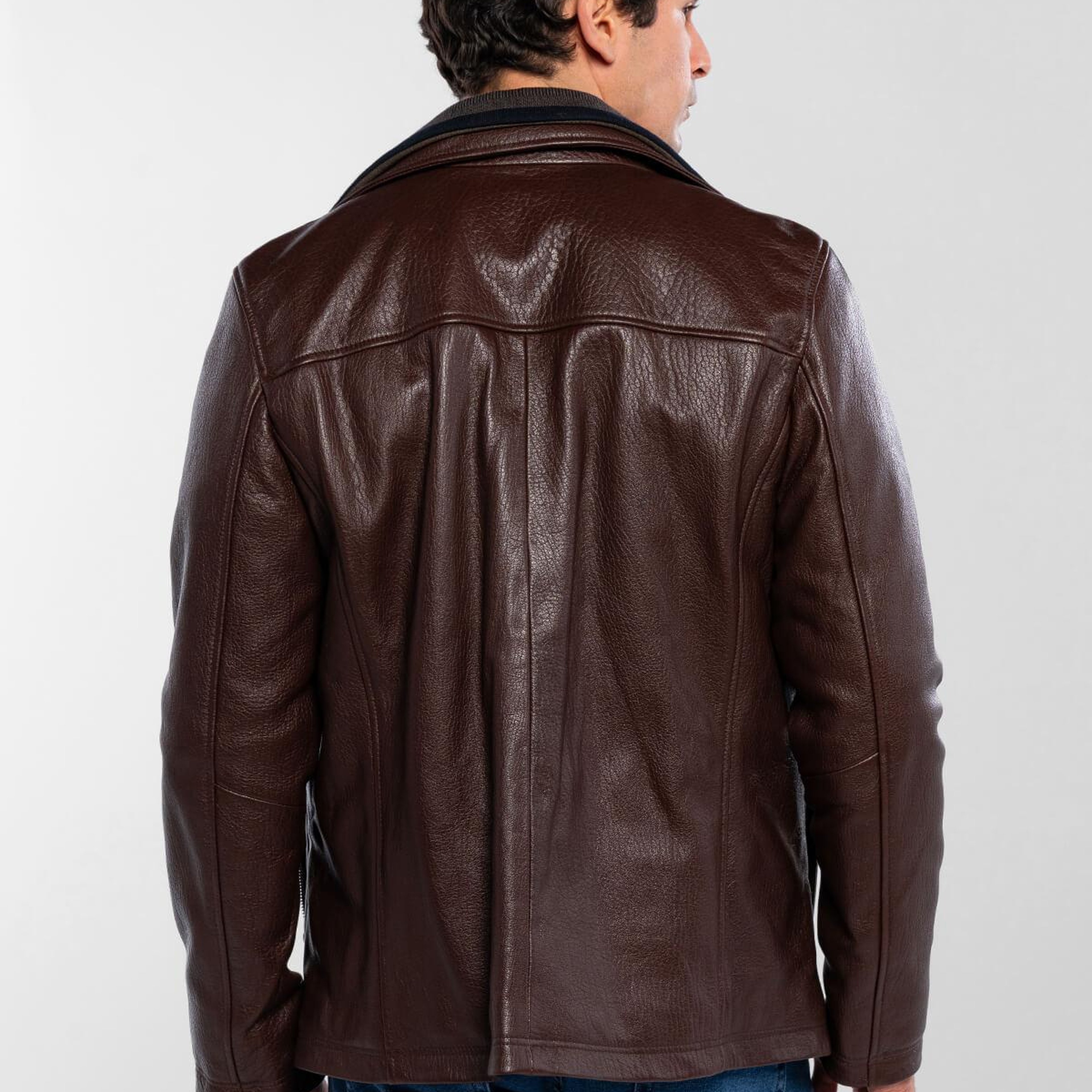 Tamer Tanca Erkek Deri & Tekstil Fındık Deri Mont