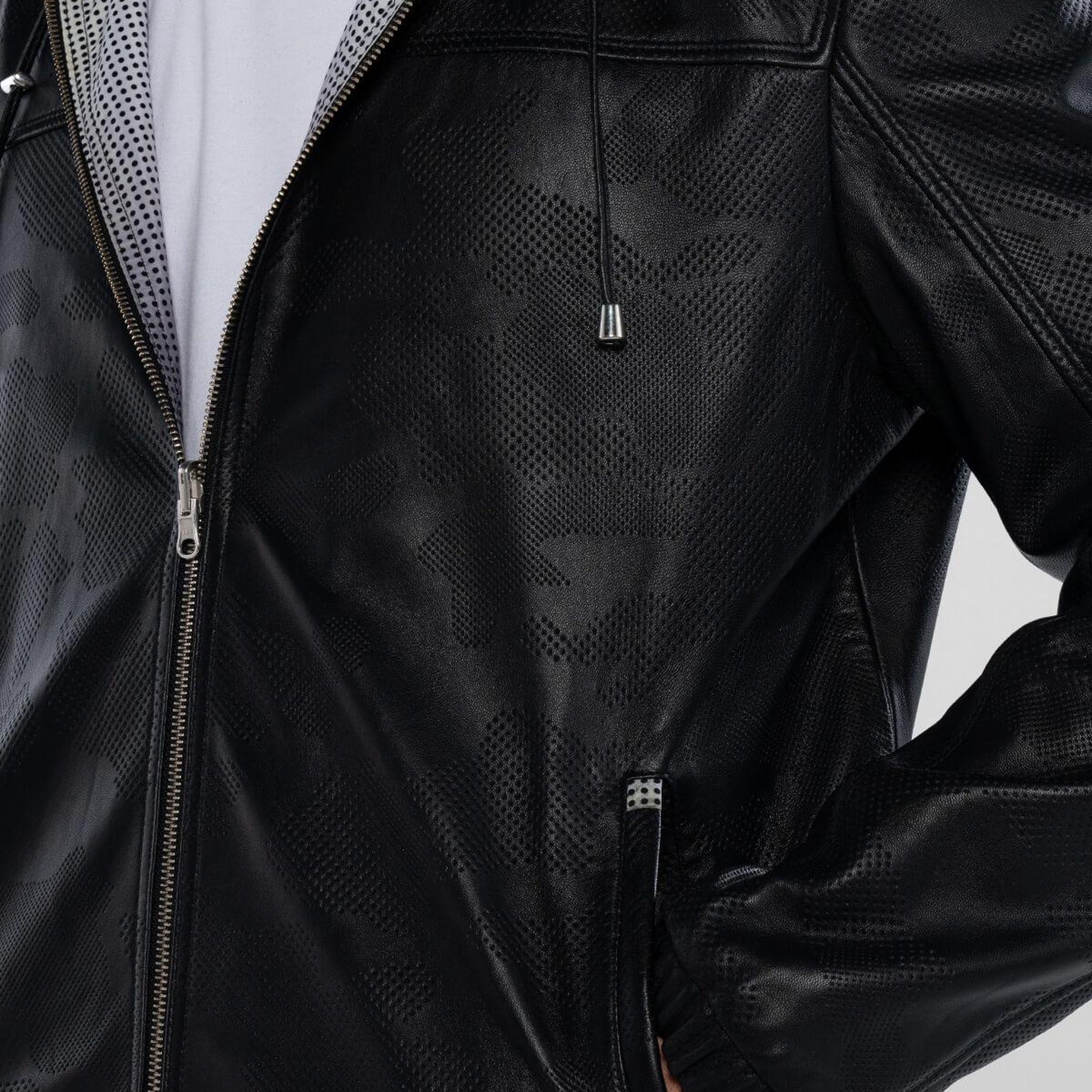 Tamer Tanca Erkek Hakiki Deri Siyah Deri Mont