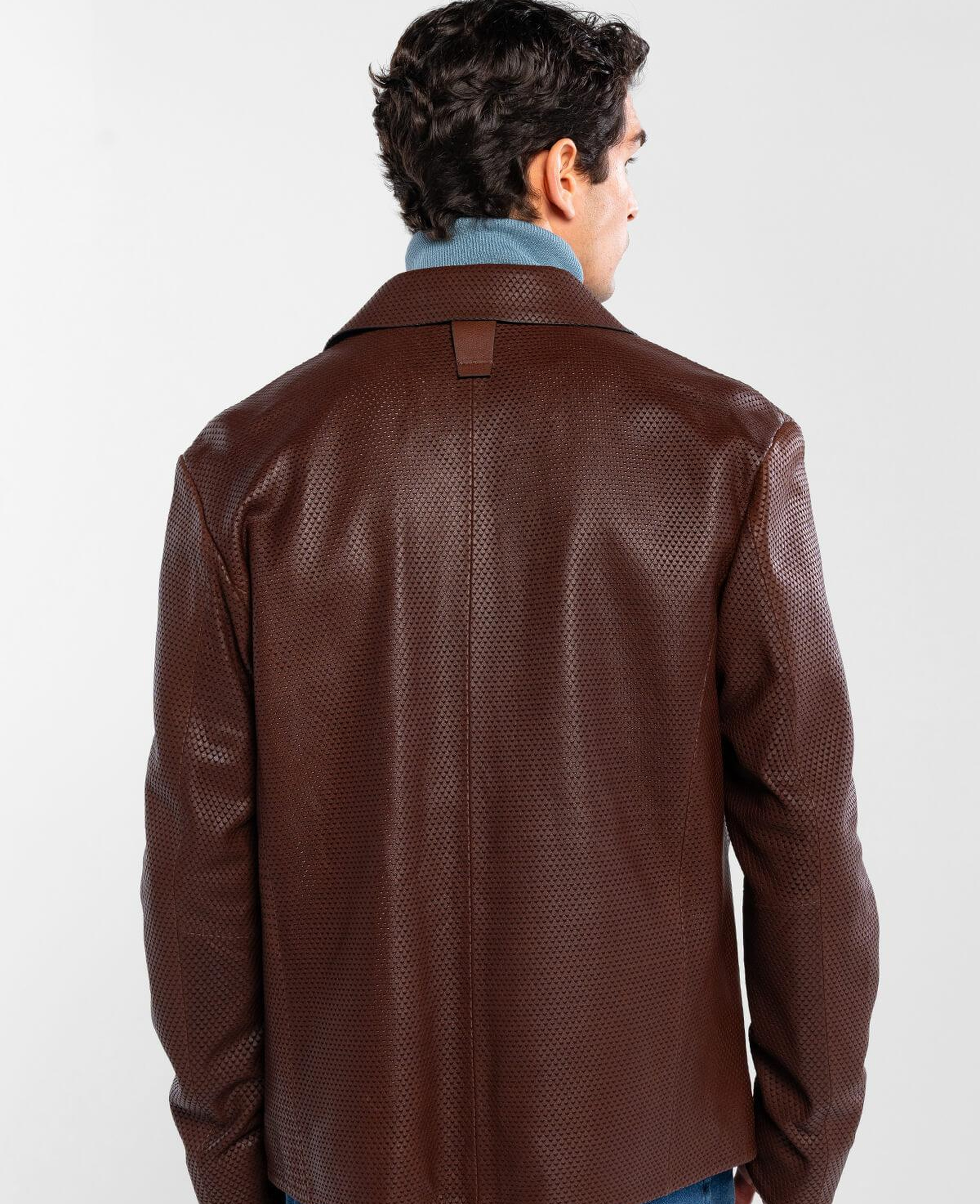 Tamer Tanca Erkek Hakiki Deri Fındık Deri Mont