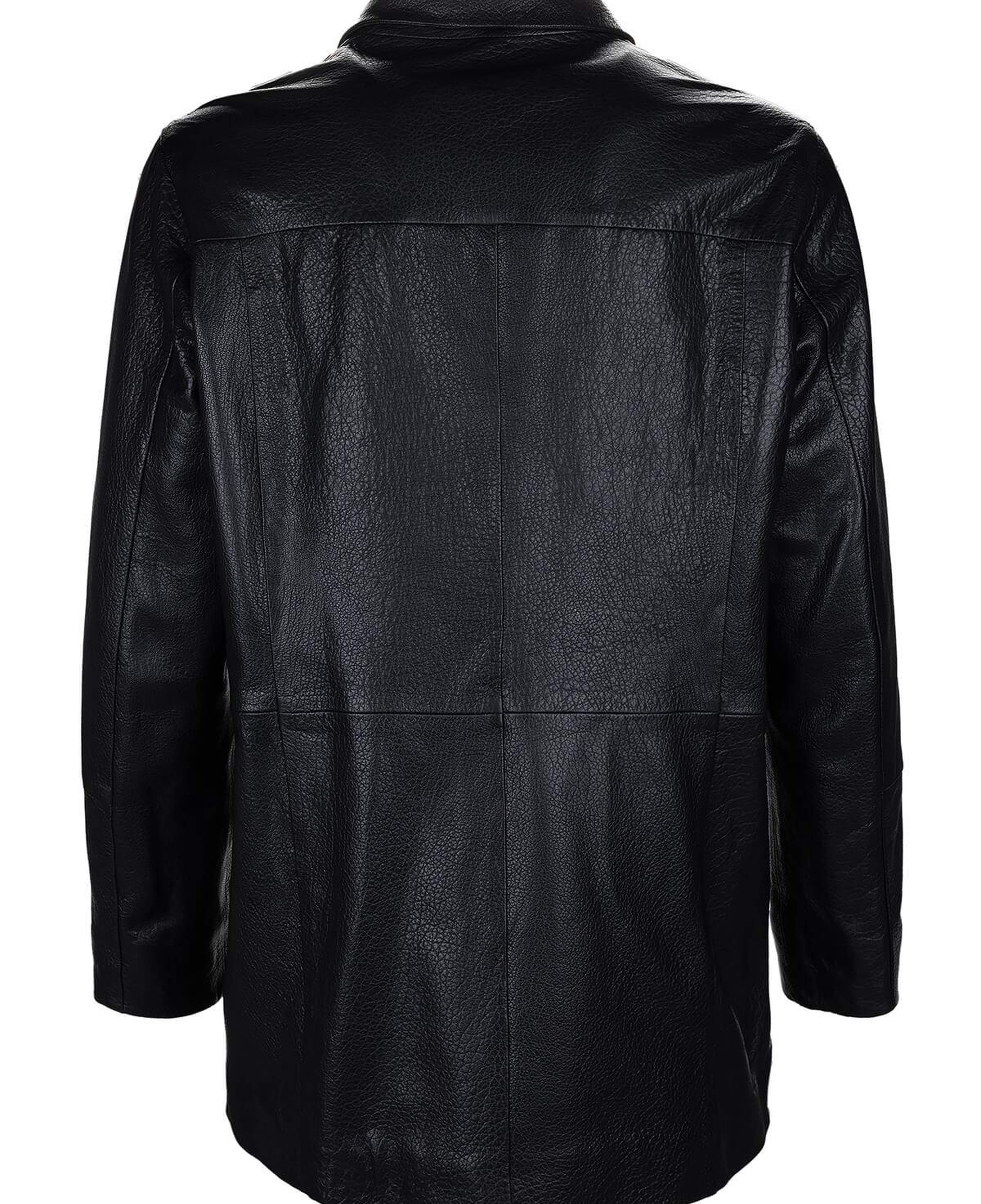 Tamer Tanca Erkek Hakiki Deri Siyah Jumbo Mont