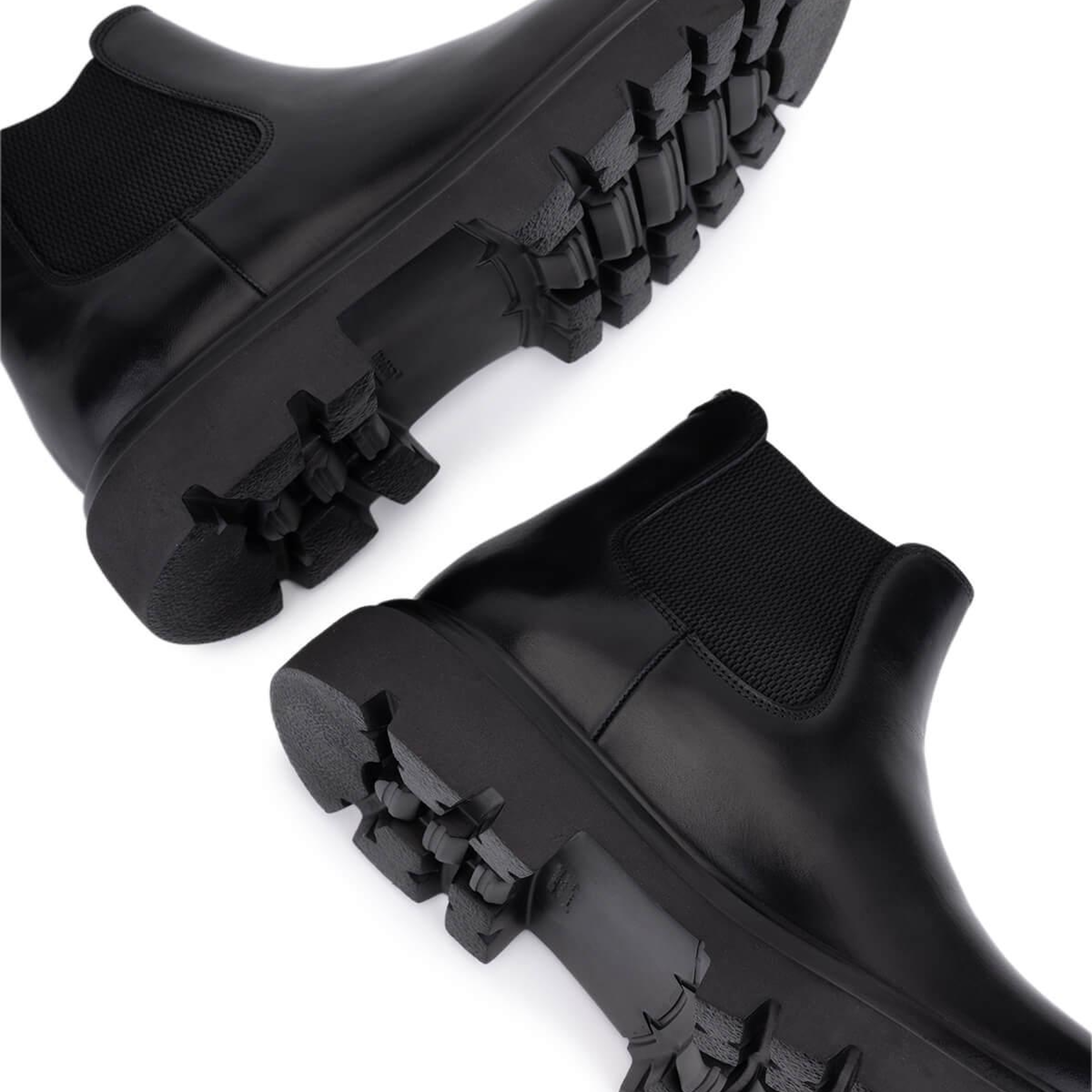 Tamer Tanca Erkek Hakiki Deri Siyah Casual Bot