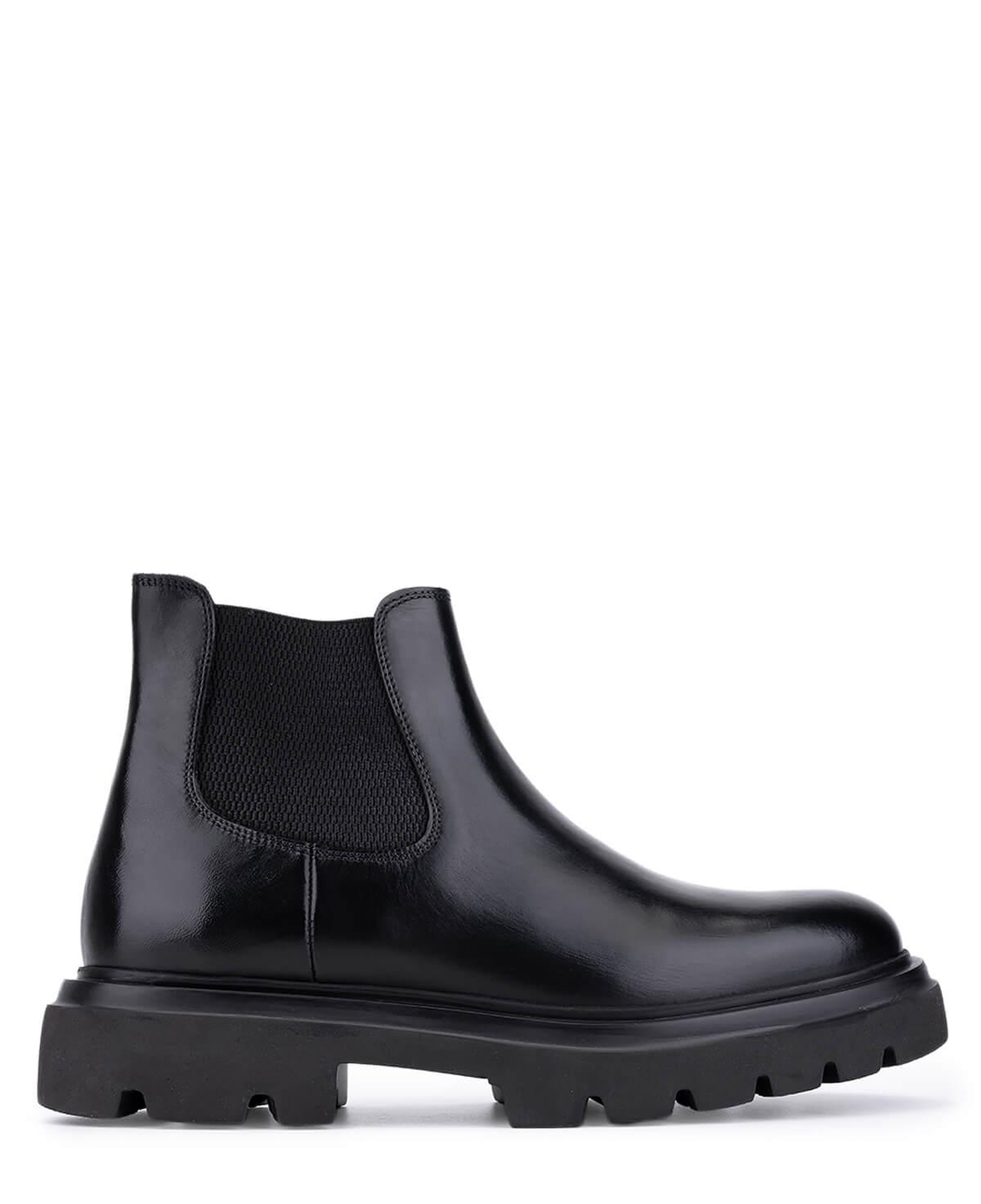 Tamer Tanca Erkek Hakiki Deri Siyah Casual Bot