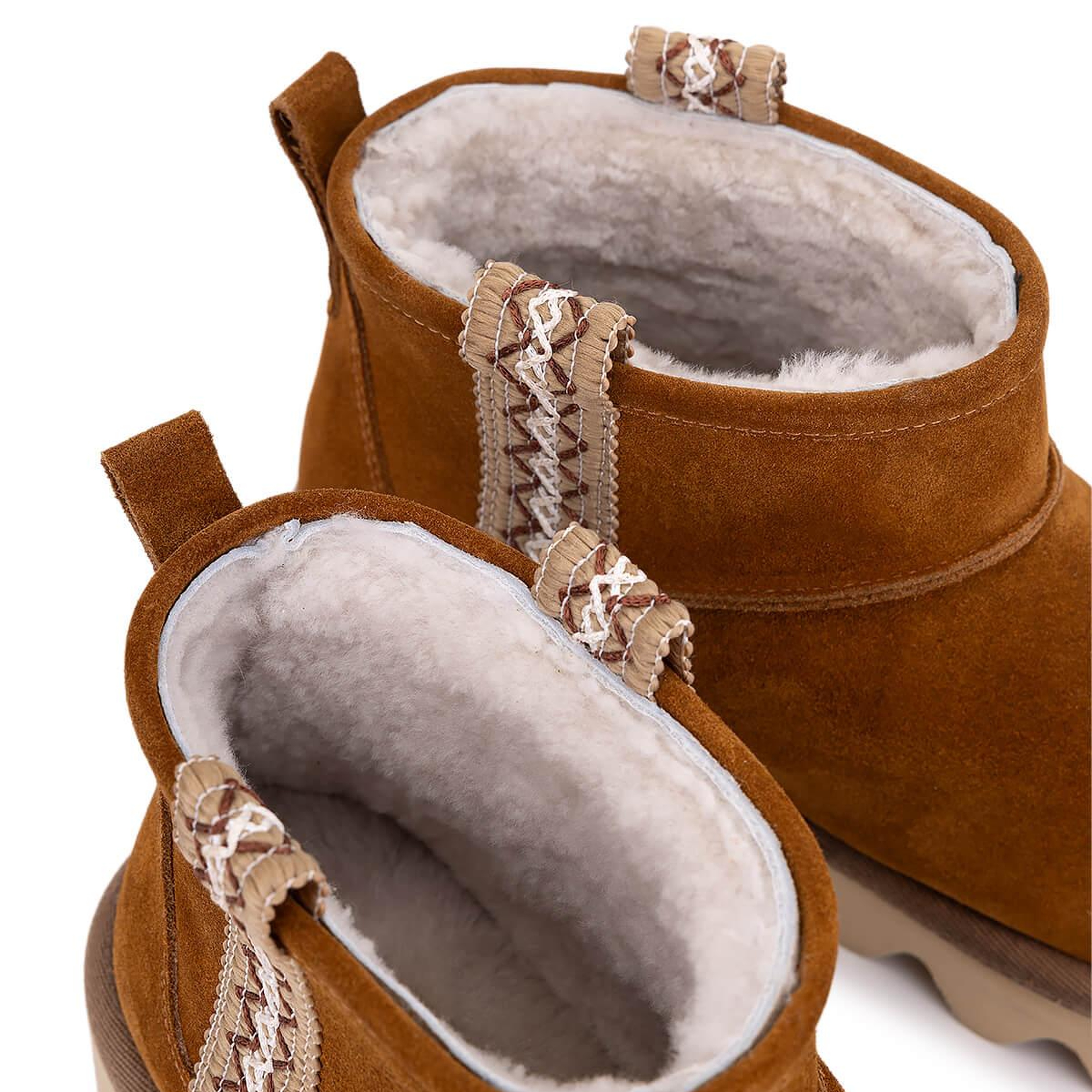 Tamer Tanca Kadın Hakiki Deri Tarçın Düz Bot